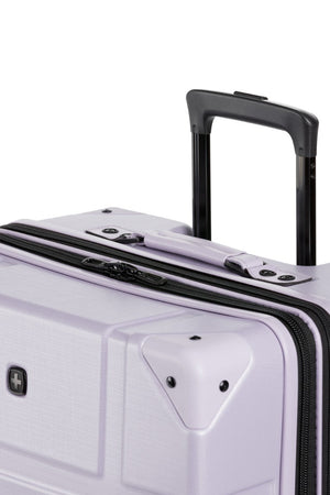 Swissgear 7639 Expandable Trunk 2 Piece Spinner Set – Evening Haze Durable reinforced wrapped grab handle