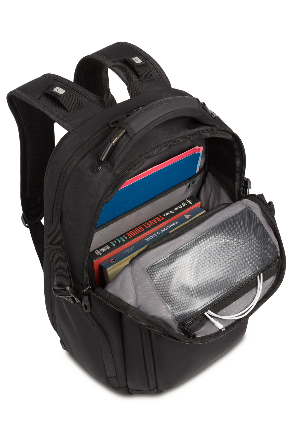 SWISSGEAR - Endure Laptop Backpack - Black/Black - 06