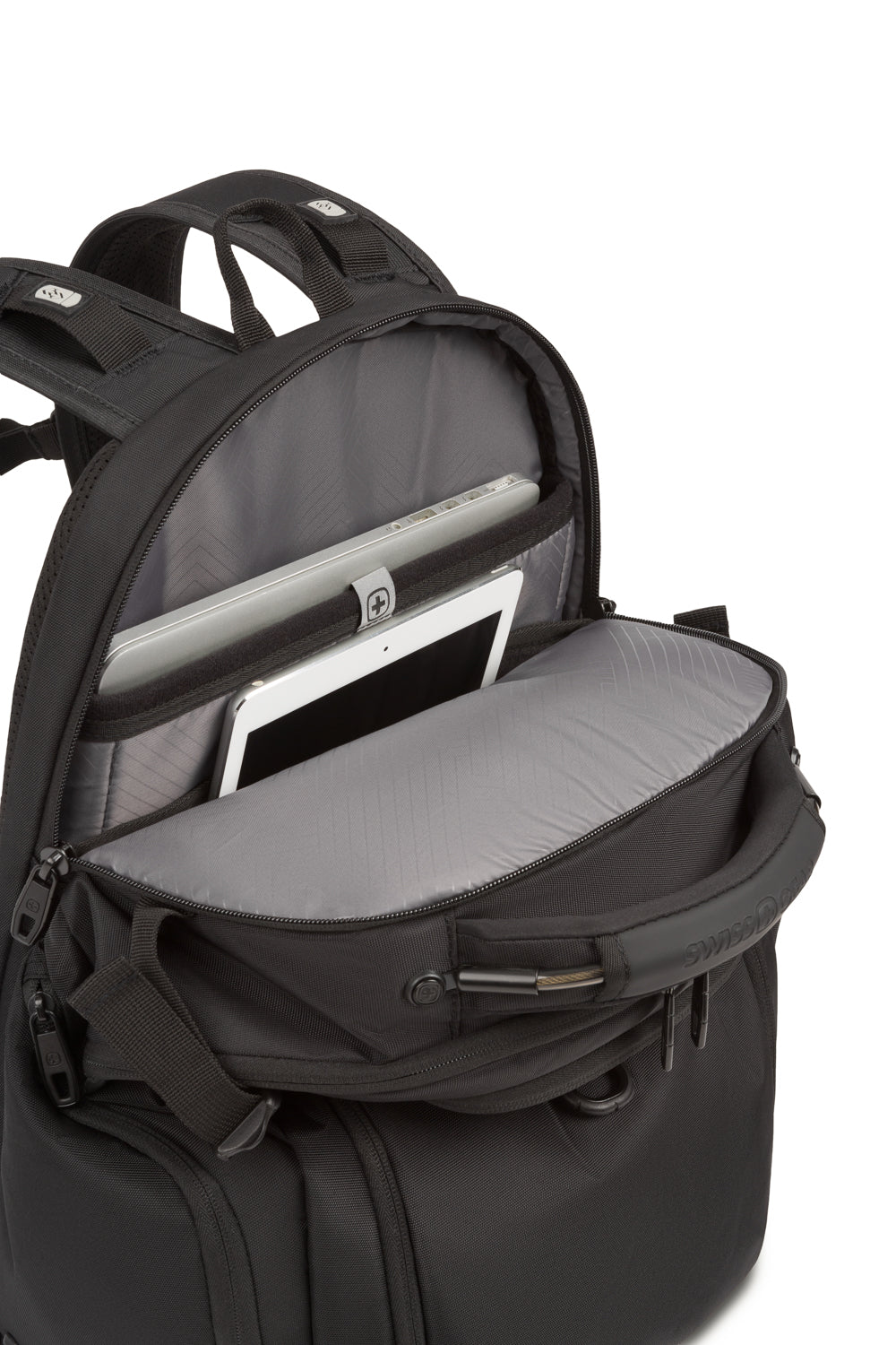 SWISSGEAR - Endure Laptop Backpack - Black/Black - 07