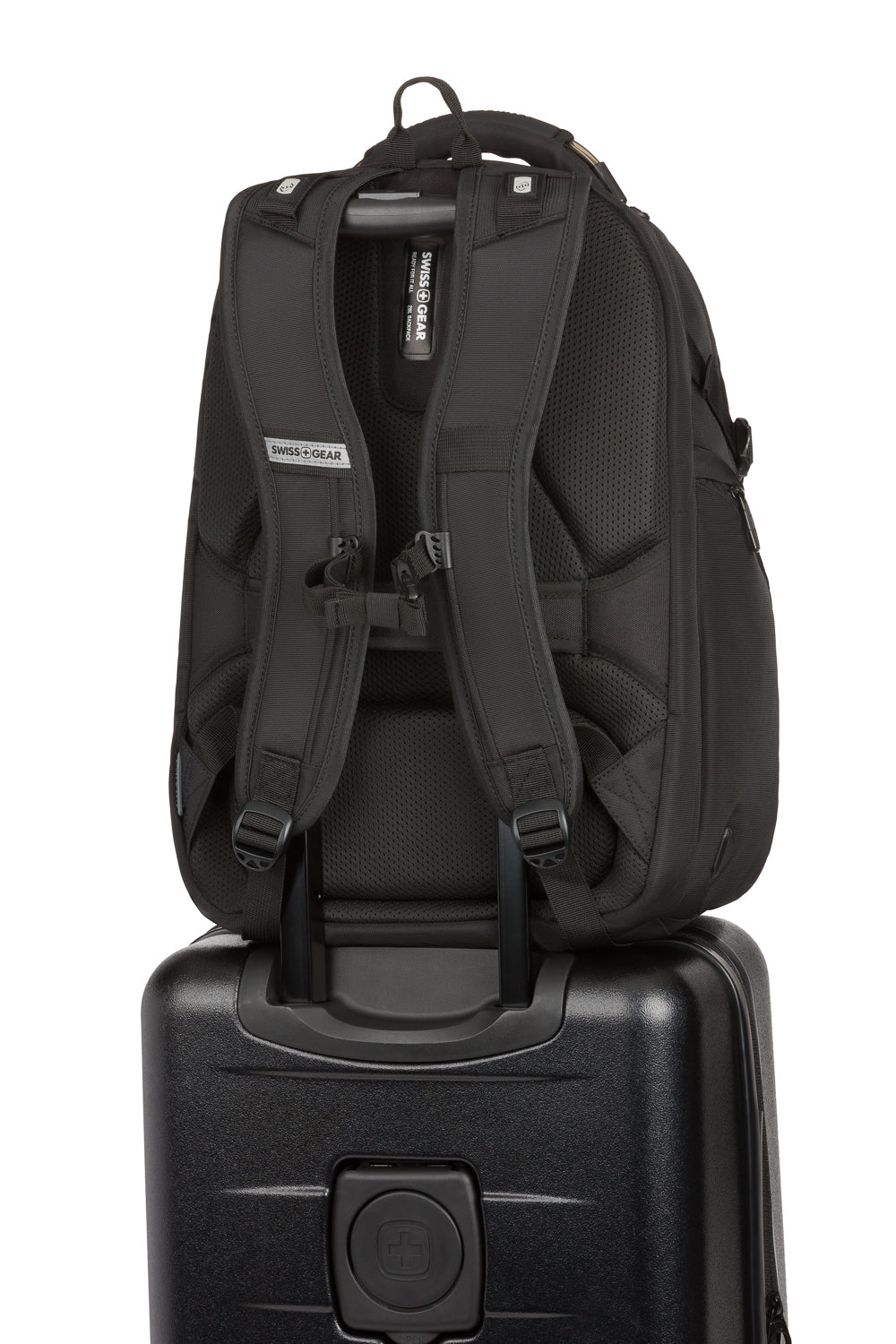 SWISSGEAR - Endure Laptop Backpack - Black/Black - 08