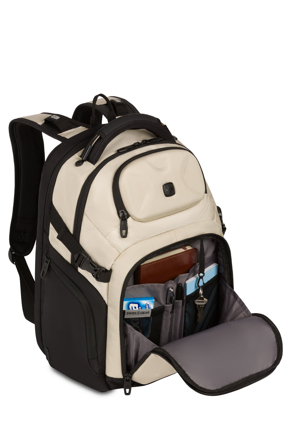 SWISSGEAR - Endure Laptop Backpack - Vintage Khaki/Black - 05