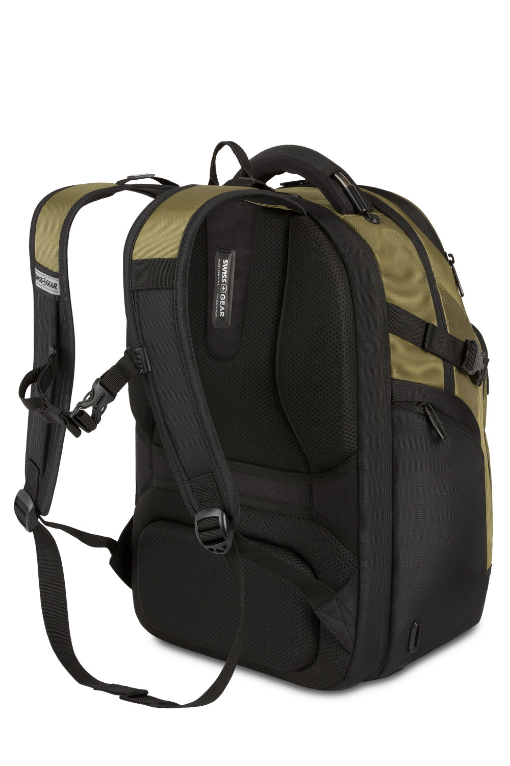 SWISSGEAR - Endure Laptop Backpack - Olive Green/Black - 03