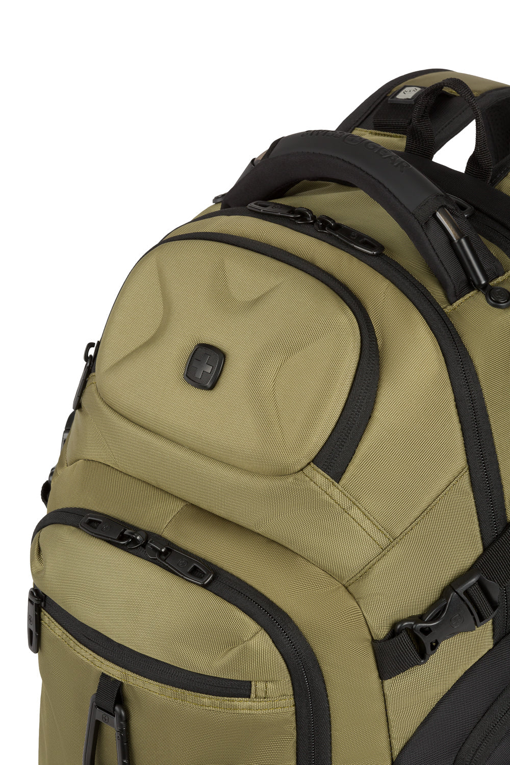 SWISSGEAR - Endure Laptop Backpack - Olive Green/Black - 09