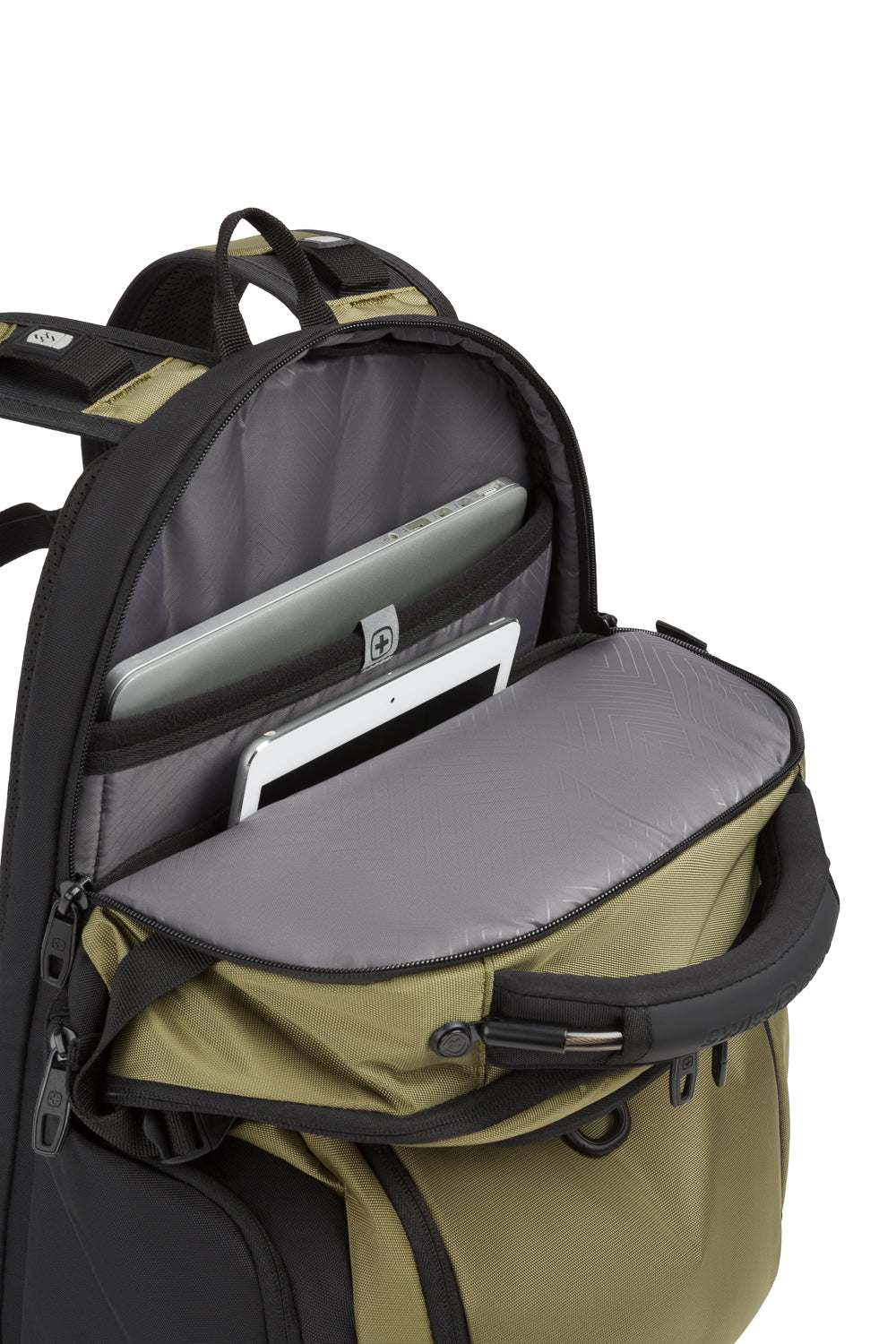 SWISSGEAR - Endure Laptop Backpack - Olive Green/Black - 07