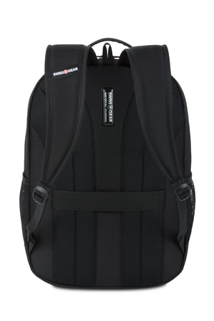 SWISSGEAR 1039 16 inch Laptop Backpack - Black Padded Airflow back panel with mesh fabric for superior back ventilation and support.