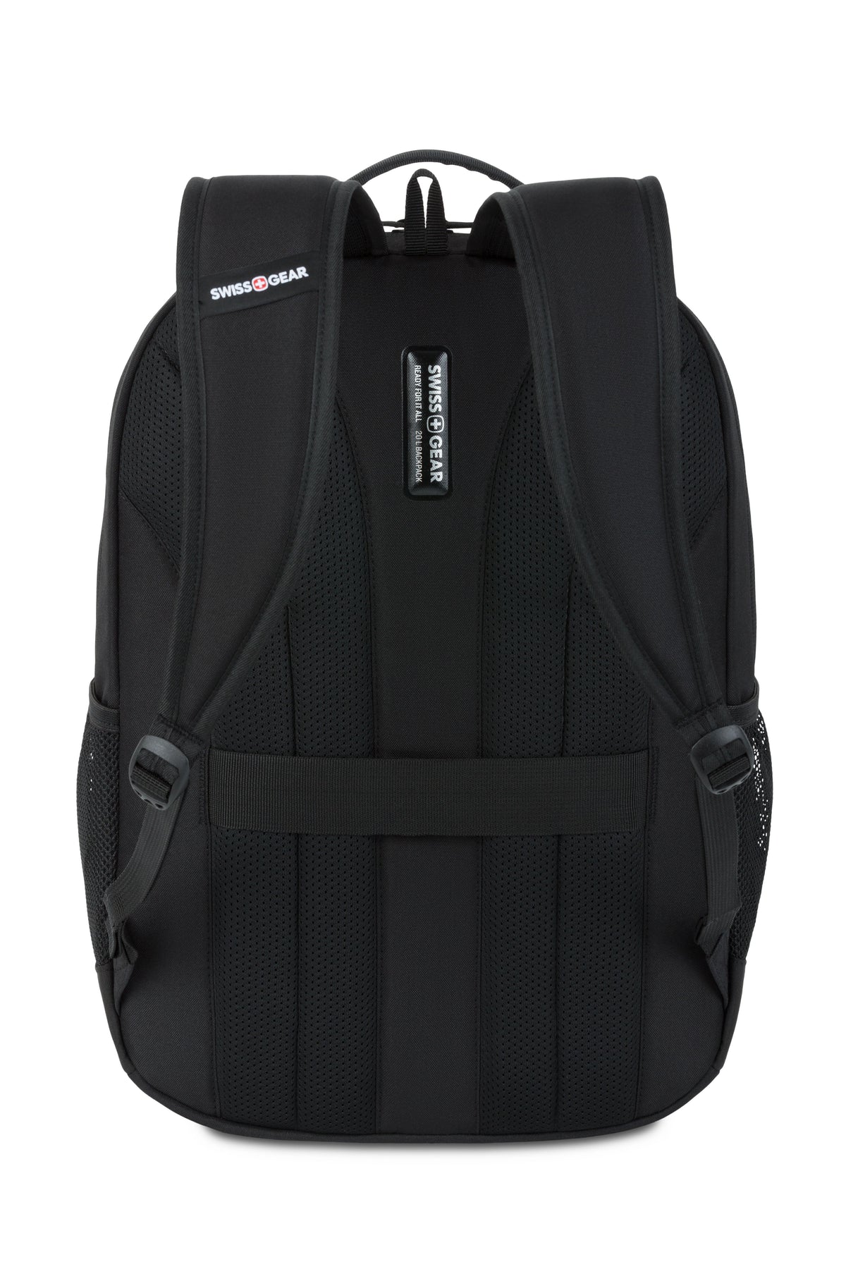 SWISSGEAR 1039 16 inch Laptop Backpack - Black Padded Airflow back panel with mesh fabric for superior back ventilation and support.