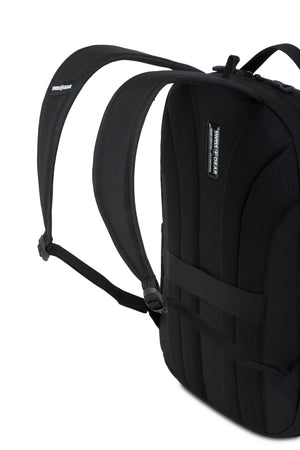 SWISSGEAR 1039 16 inch Laptop Backpack - Black Mini webbed loop for hanging.