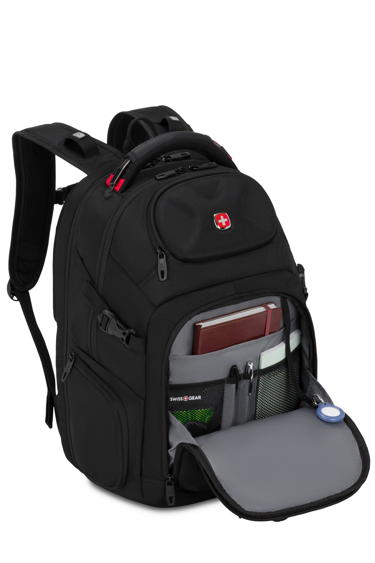 SWISSGEAR - Stride ScanSmart Laptop Backpack - Black - 05