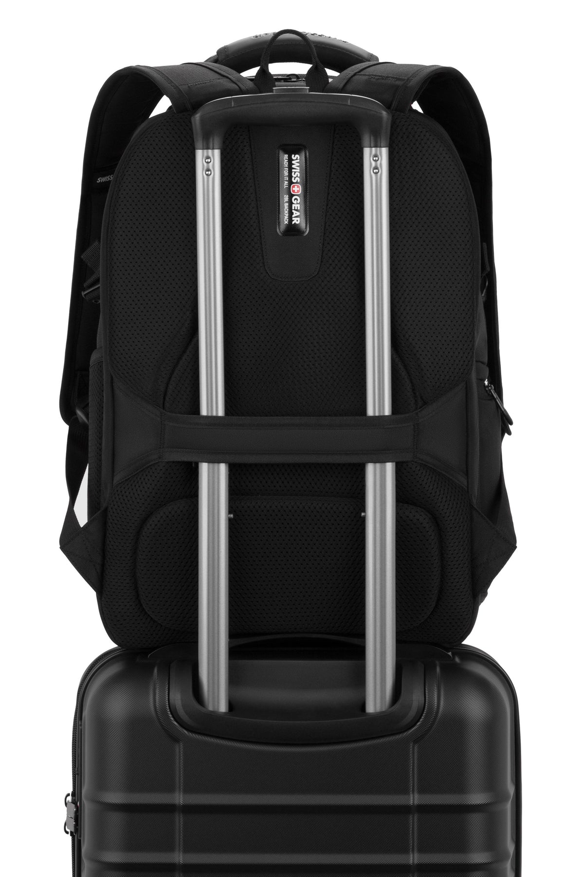 SWISSGEAR - Stride ScanSmart Laptop Backpack - Black - 09