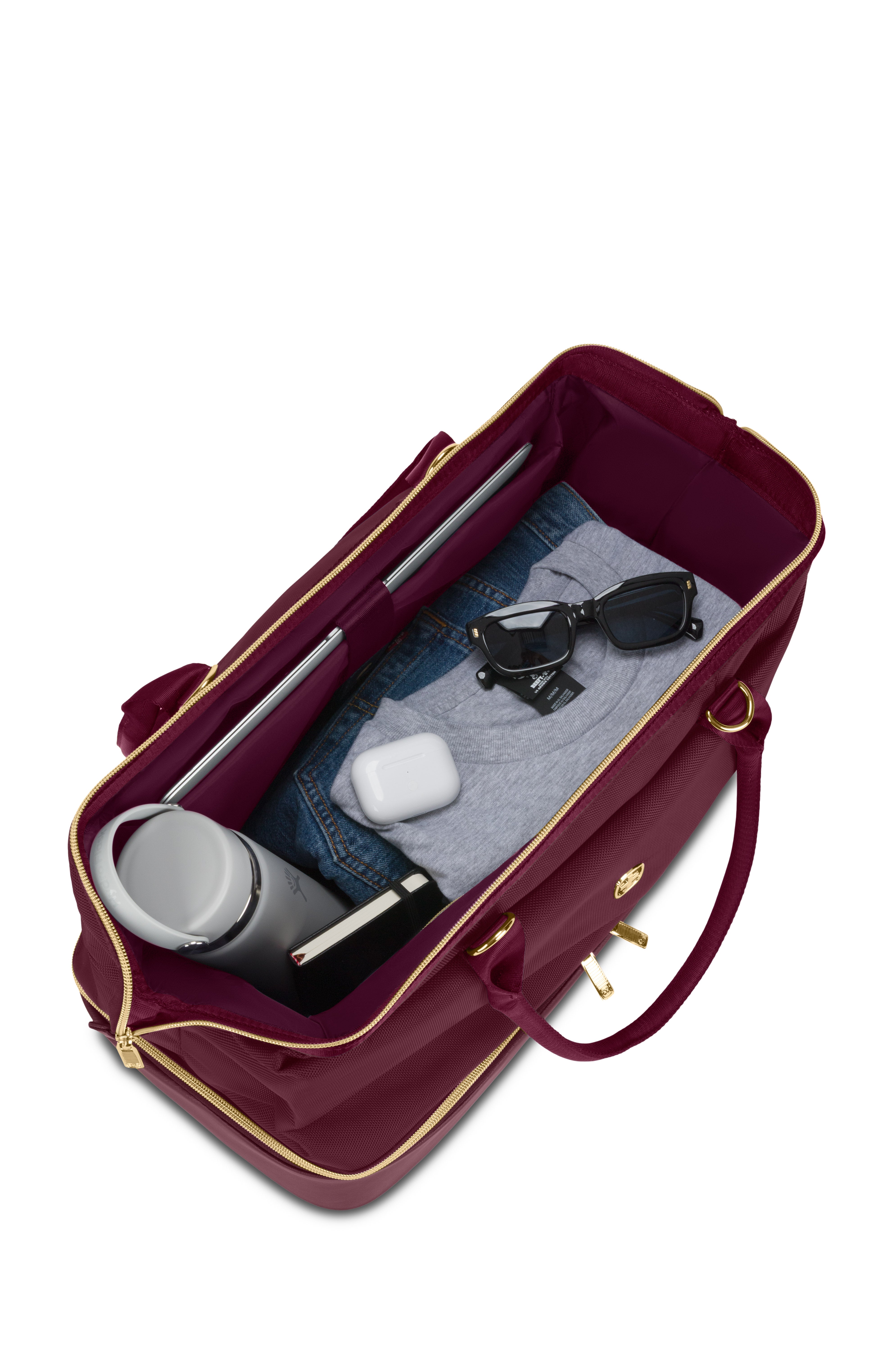 SWISSGEAR - Weekender Travel Tote - Cedar Red Gold - 09