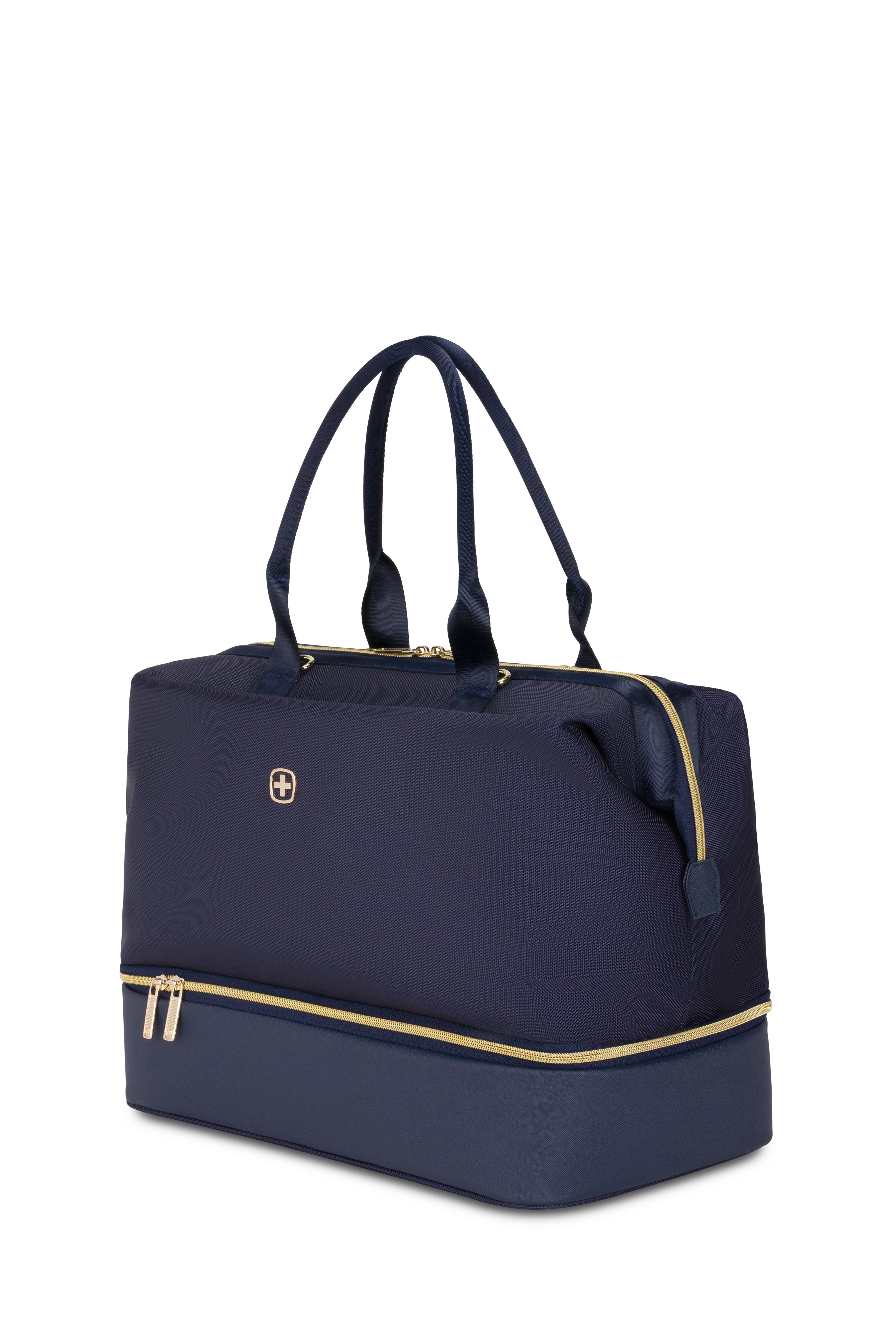 SWISSGEAR - Weekender Travel Tote - Peacoat Blue Gold - 01