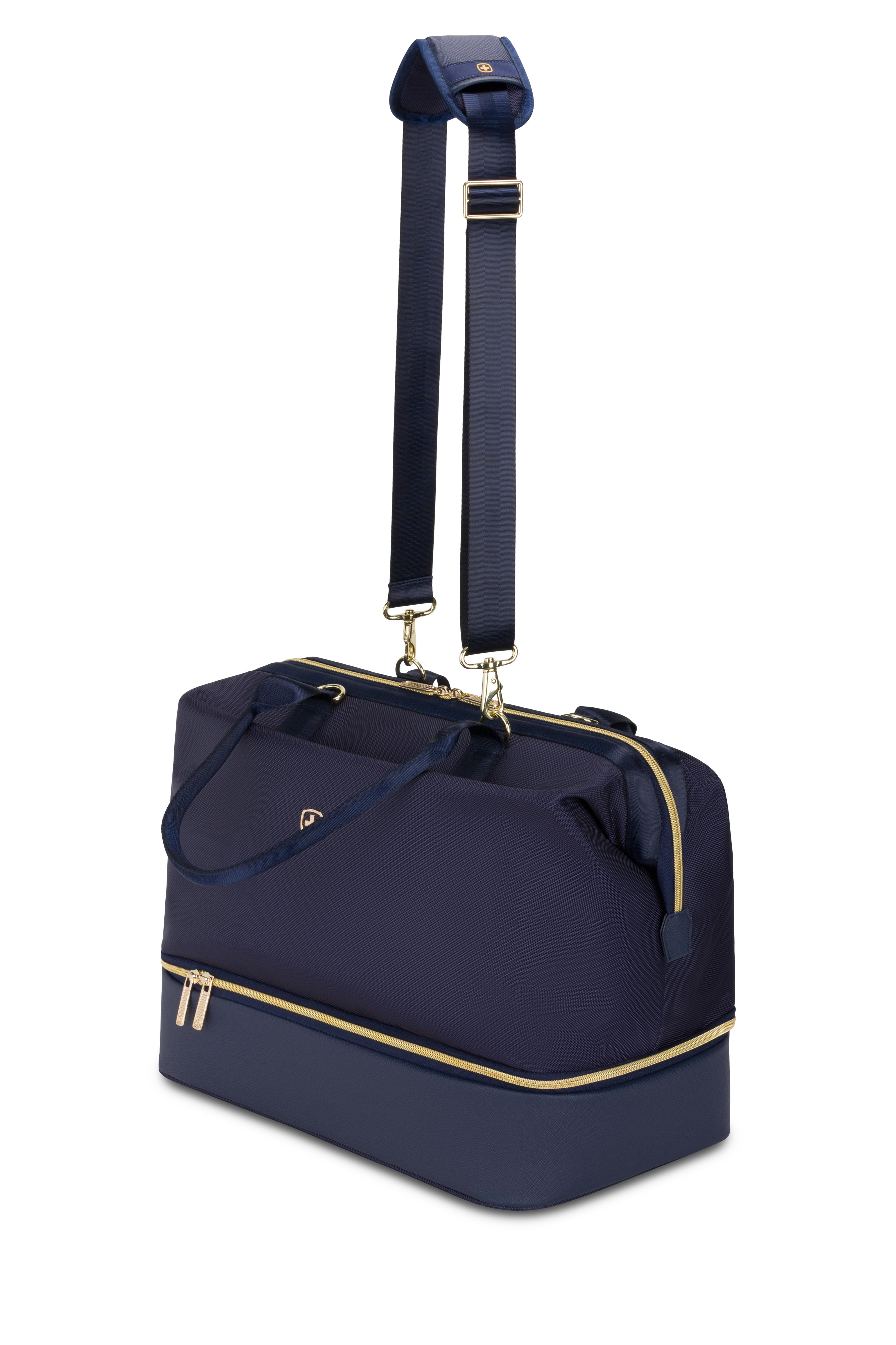 SWISSGEAR - Weekender Travel Tote - Peacoat Blue Gold - 04