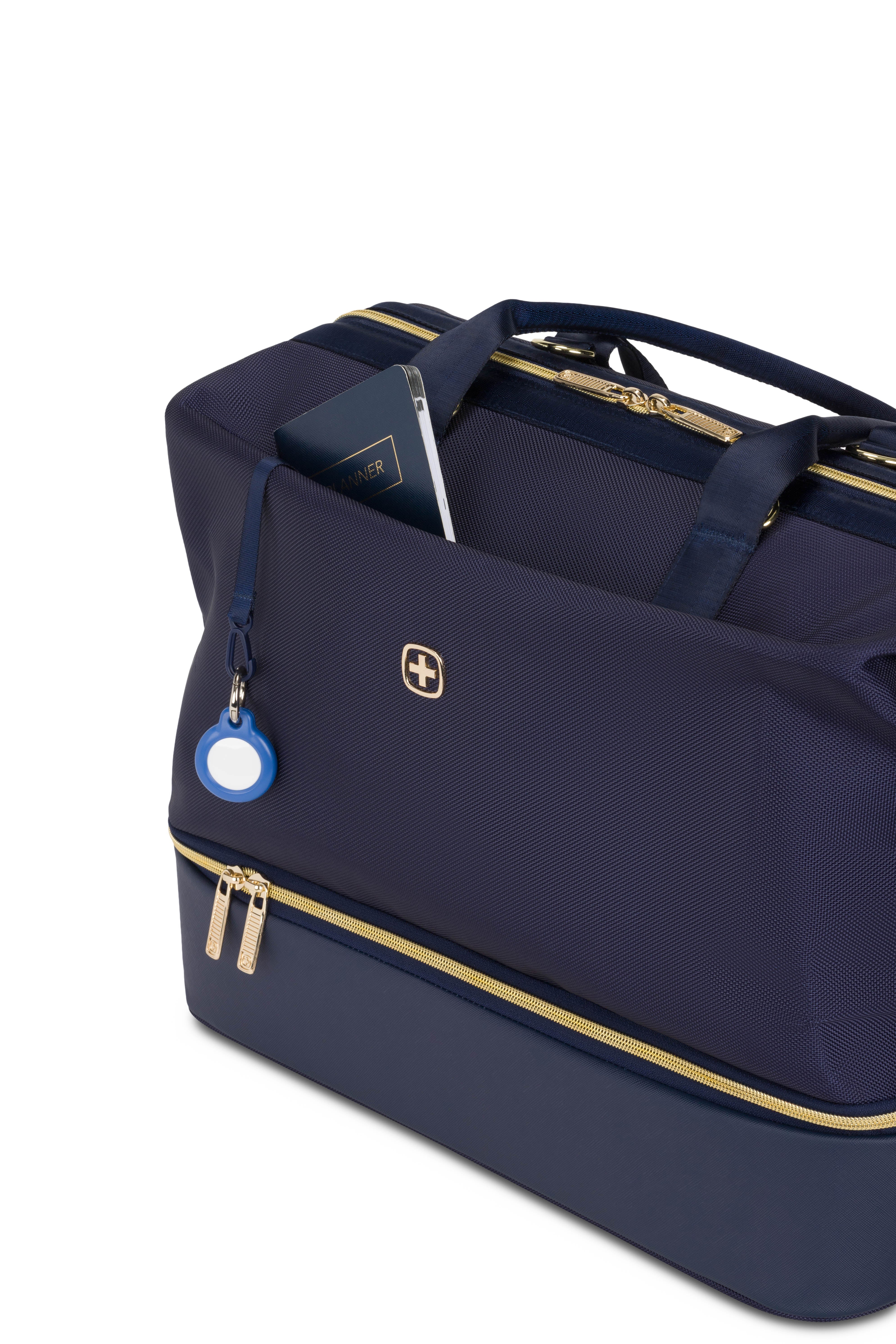 SWISSGEAR - Weekender Travel Tote - Peacoat Blue Gold - 05