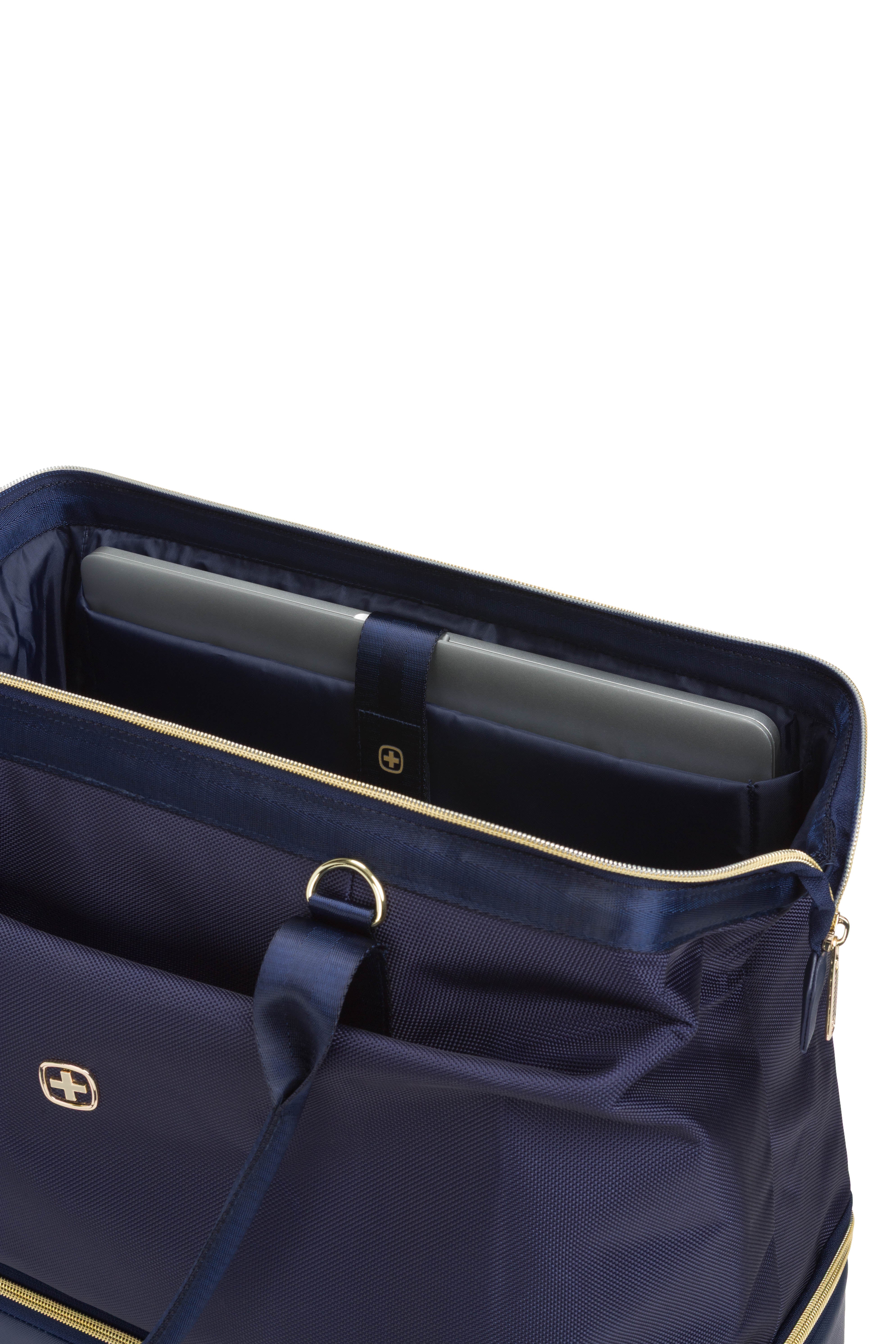 SWISSGEAR - Weekender Travel Tote - Peacoat Blue Gold - 07