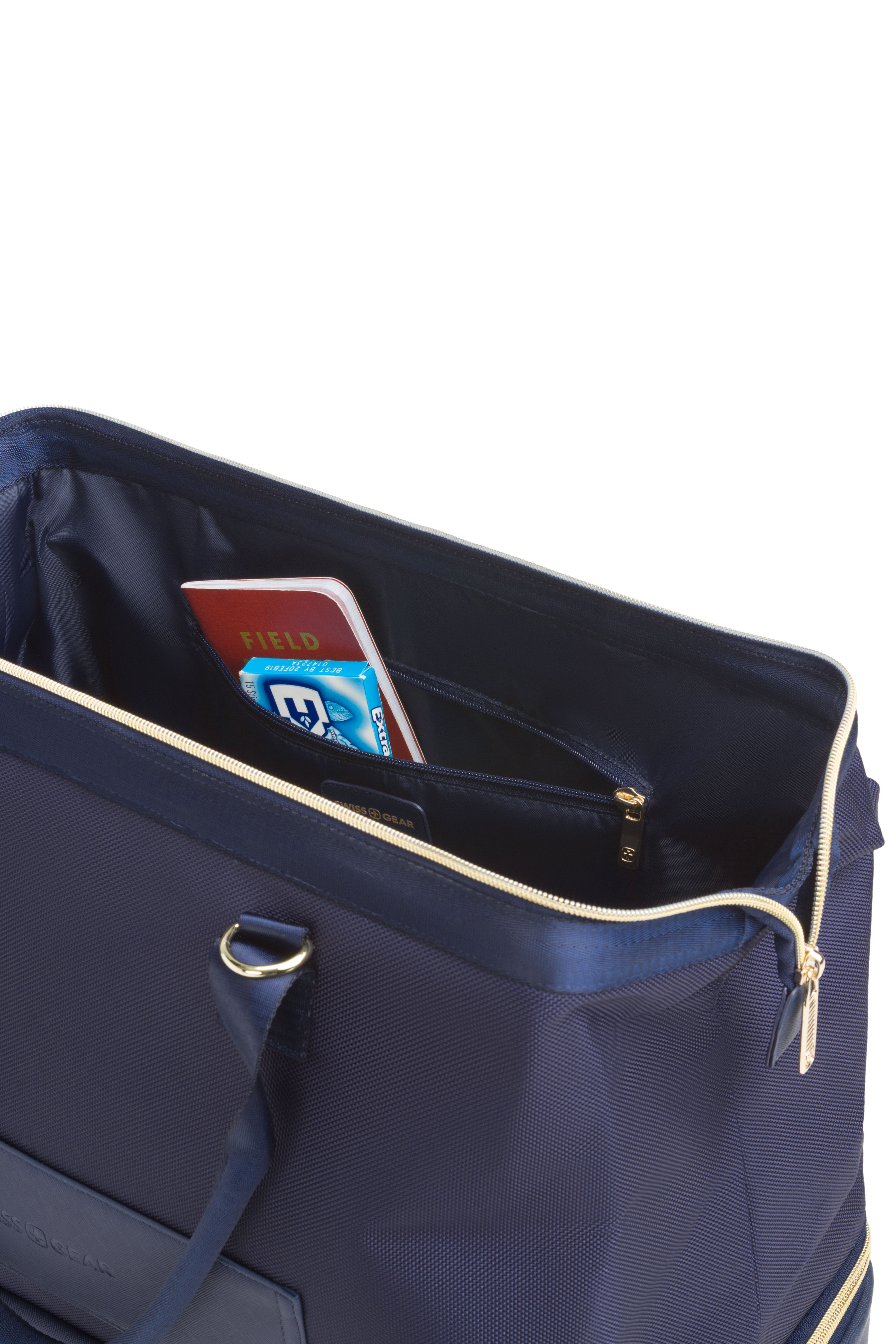 SWISSGEAR - Weekender Travel Tote - Peacoat Blue Gold - 08