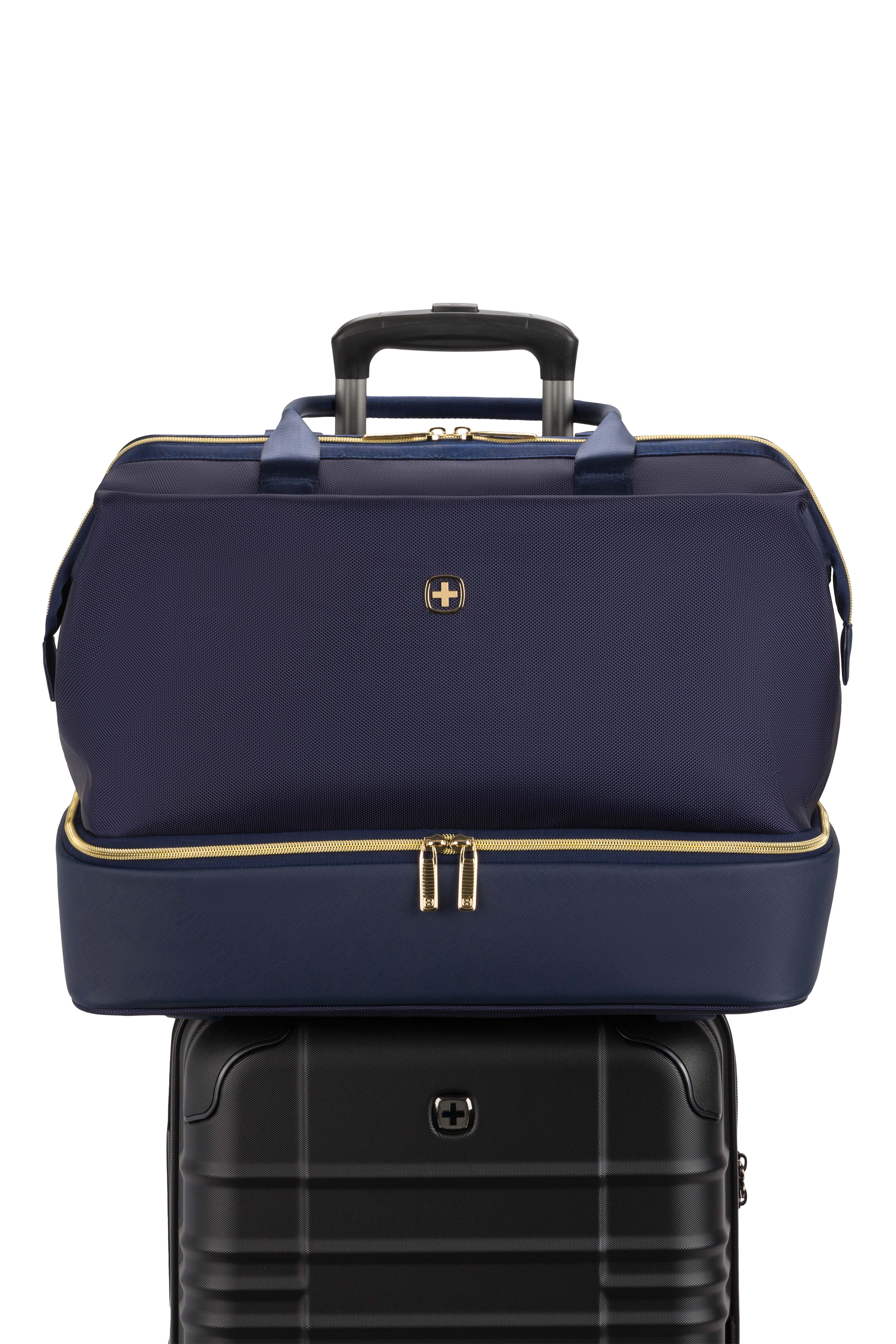 SWISSGEAR - Weekender Travel Tote - Peacoat Blue Gold - 15