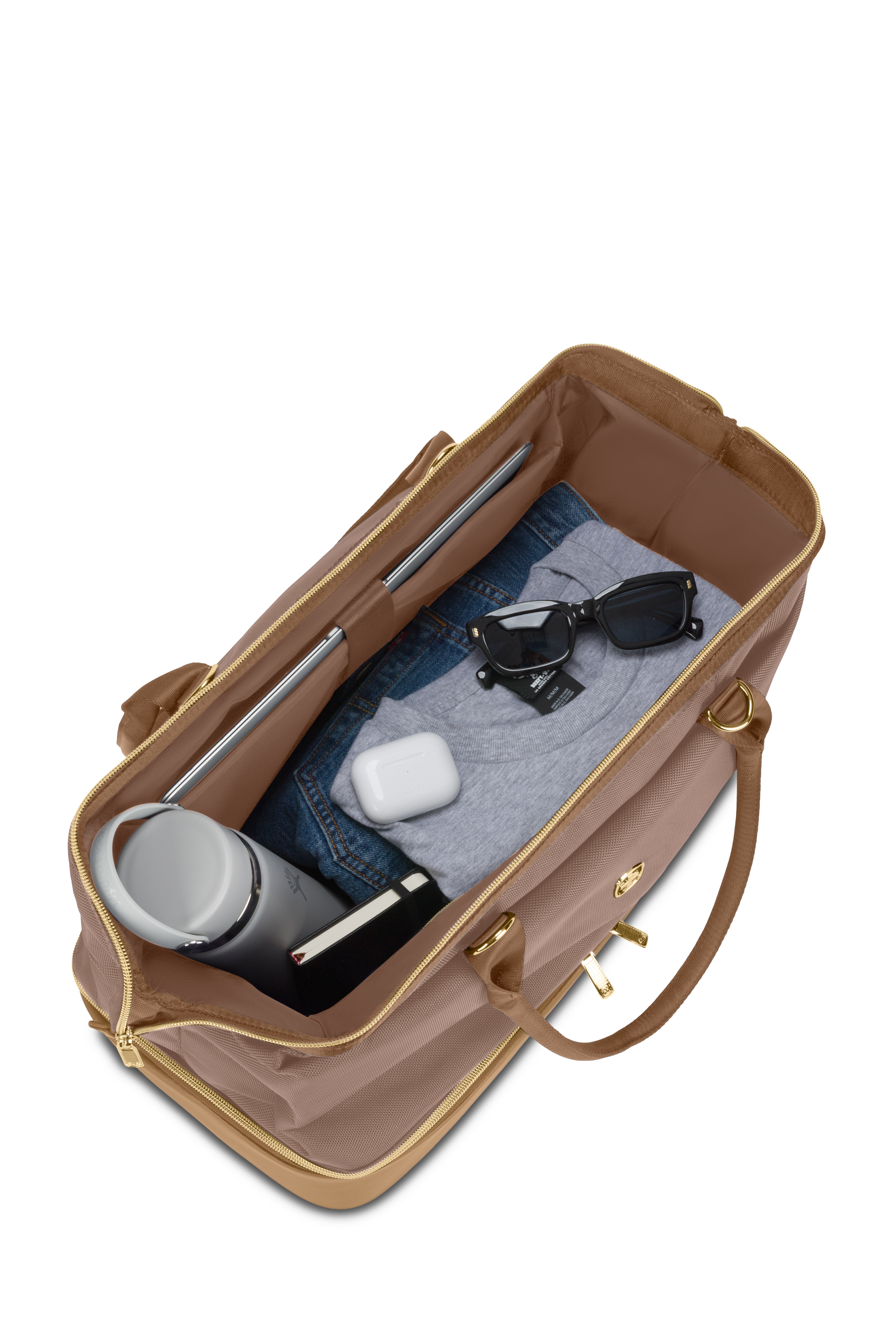 SWISSGEAR - Weekender Travel Tote - Tan Brown - 09