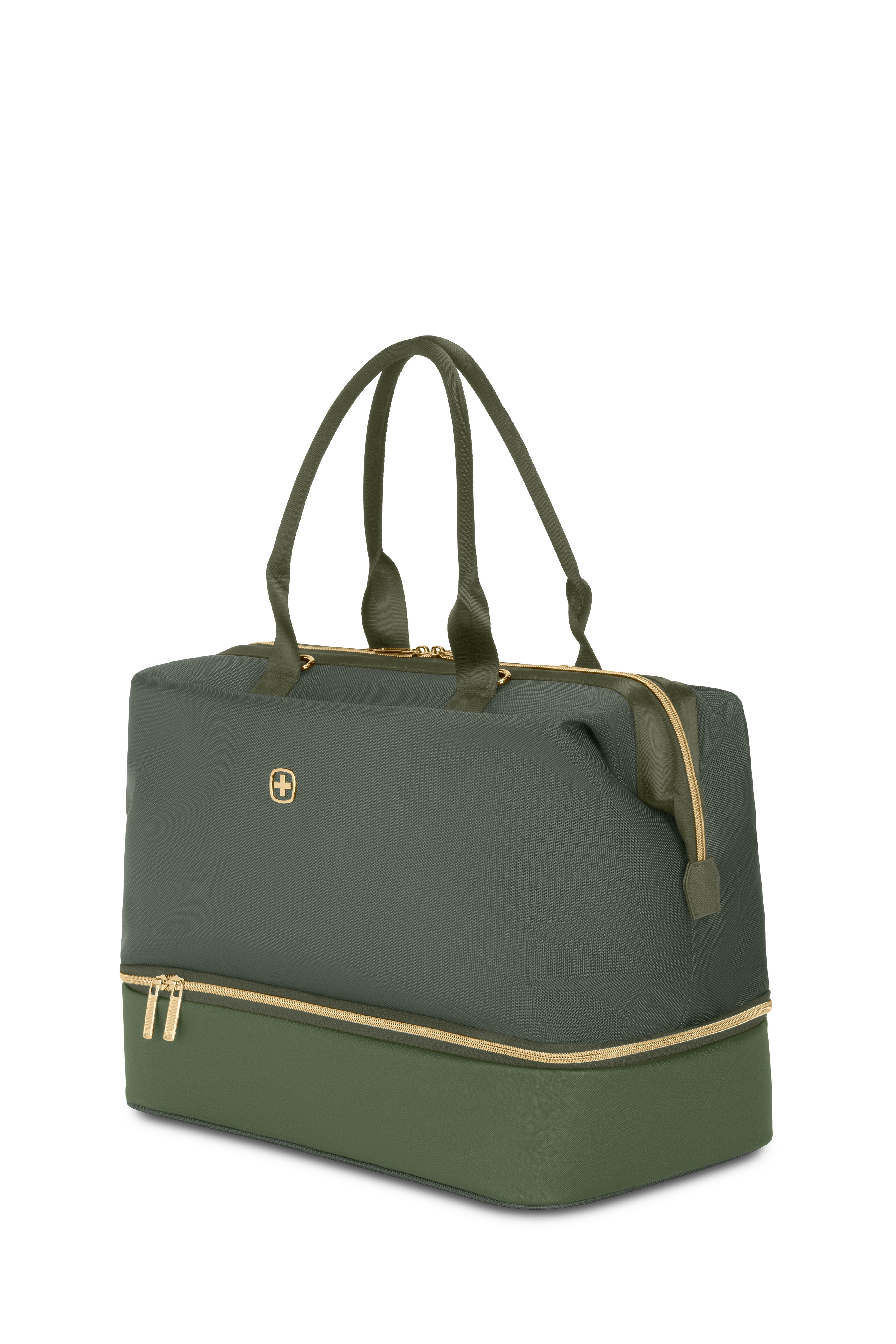 SWISSGEAR - Weekender Travel Tote - Thyme Green Gold - 01