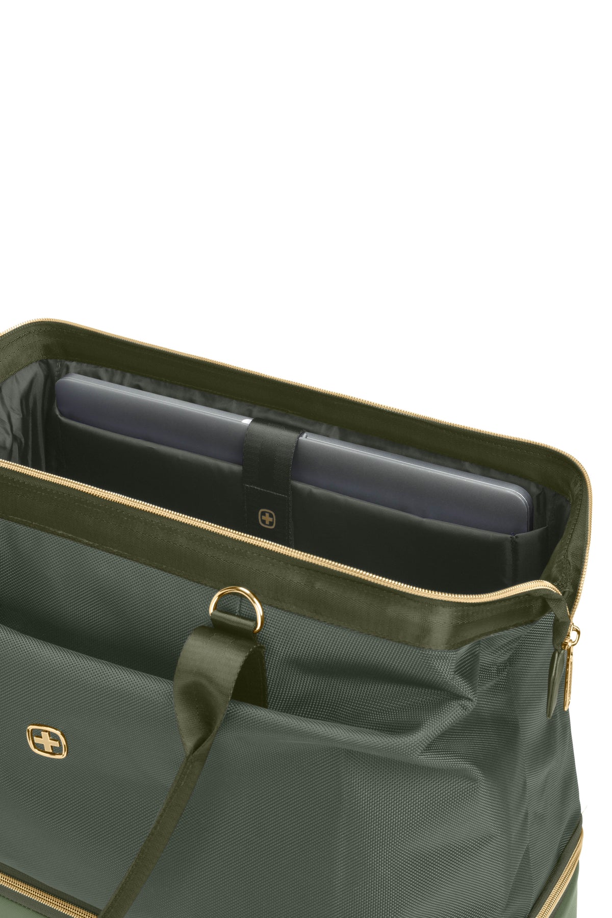 SWISSGEAR - Weekender Travel Tote - Thyme Green Gold - 07