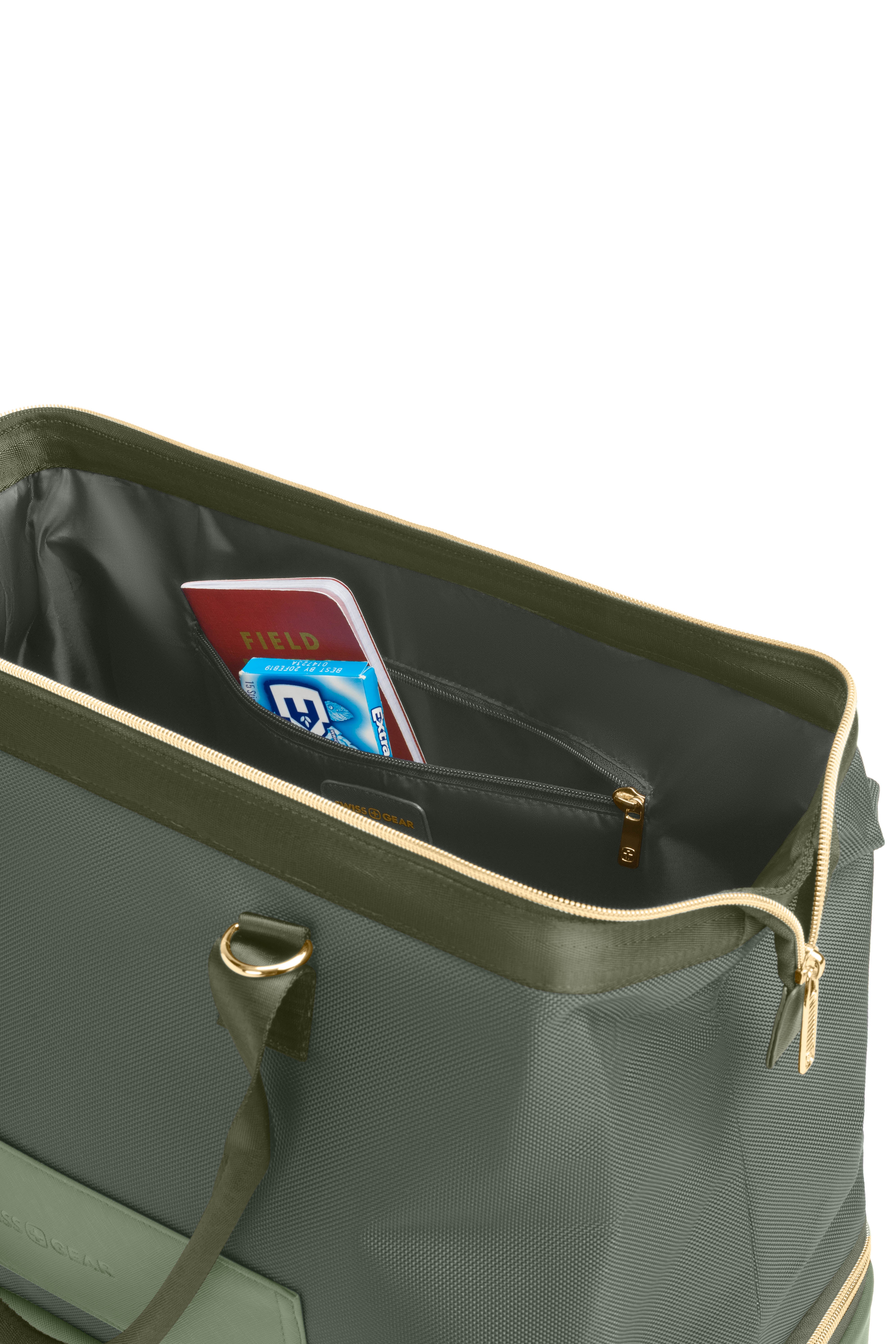 SWISSGEAR - Weekender Travel Tote - Thyme Green Gold - 08