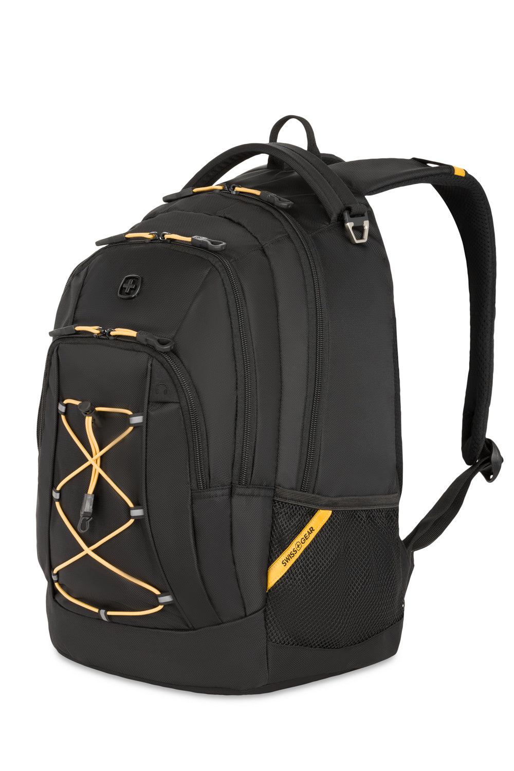 SWISSGEAR - Bungee Core Laptop Backpack - Black/Gold - 01