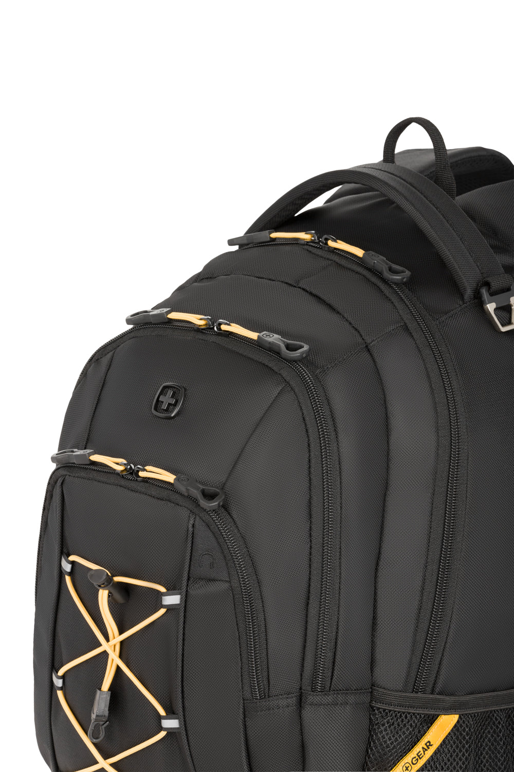 SWISSGEAR - Bungee Core Laptop Backpack - Black/Gold - 08