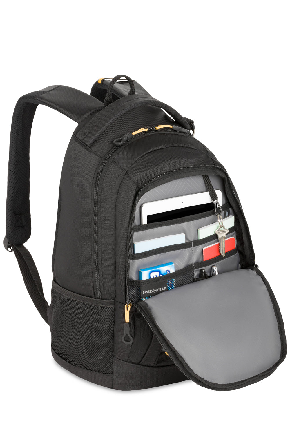 SWISSGEAR - Bungee Core Laptop Backpack - Black/Gold - 06