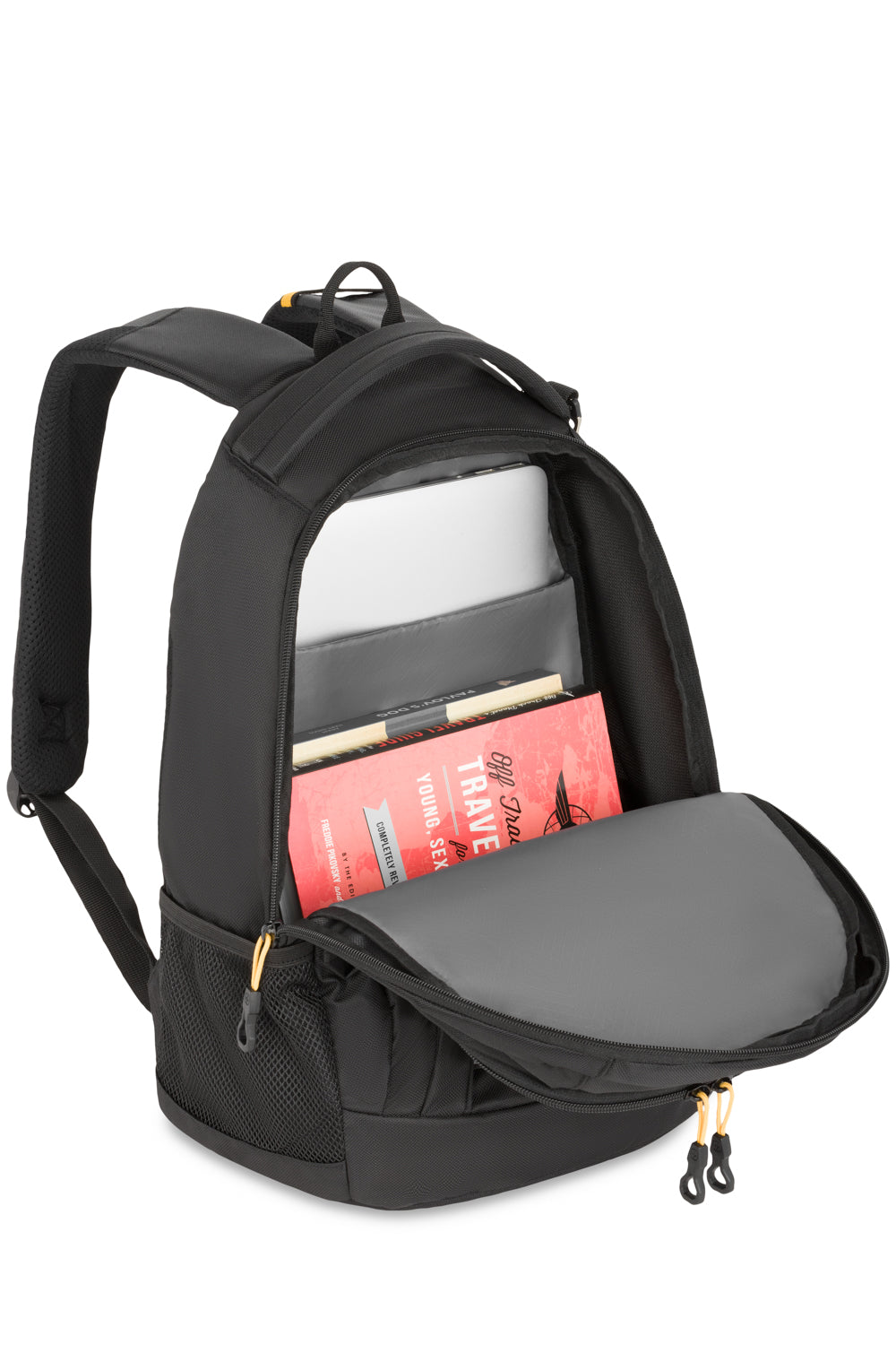 SWISSGEAR - Bungee Core Laptop Backpack - Black/Gold - 07