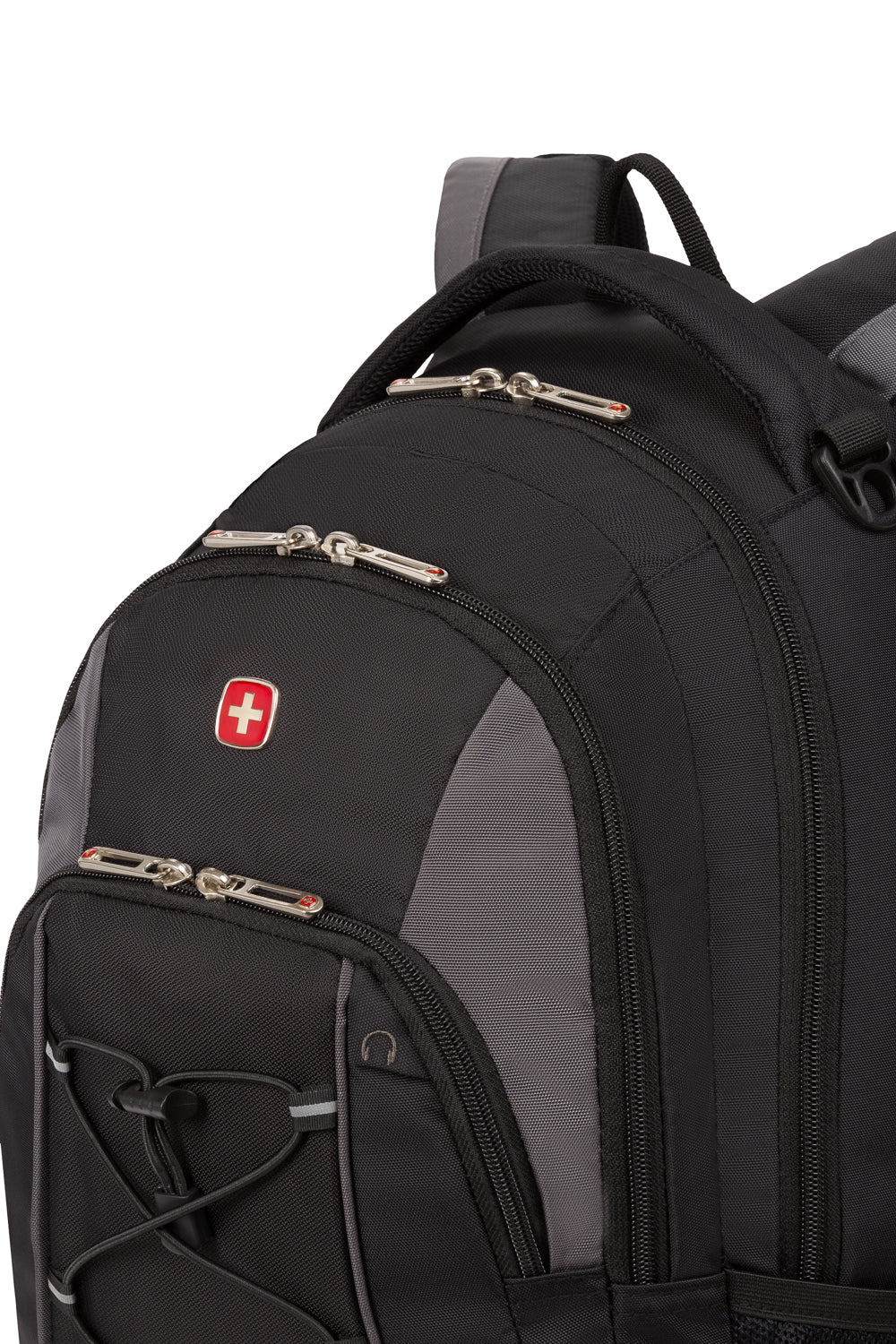 SWISSGEAR - Bungee Core Laptop Backpack - Black/Grey - 07