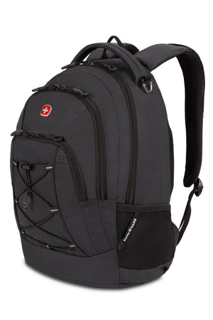 SWISSGEAR 1186 Laptop Backpack - Special Edition Ripstop Grey Heather/Black Cod 