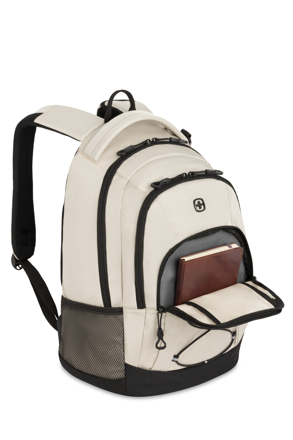 SWISSGEAR - Bungee Core Laptop Backpack - Cream/Black - 05