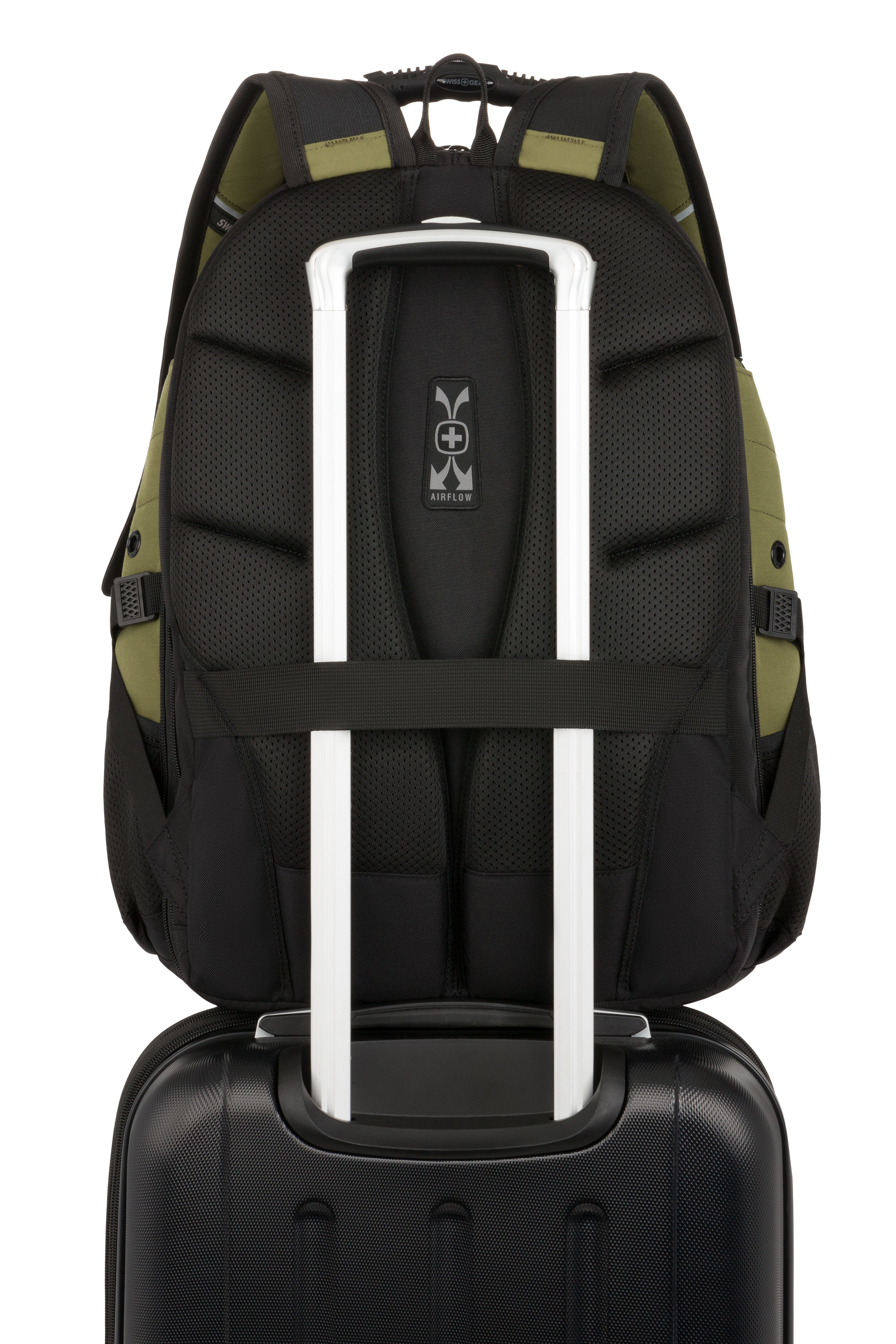 SWISSGEAR - 1900 ScanSmart Laptop Backpack - Olive Green - 08