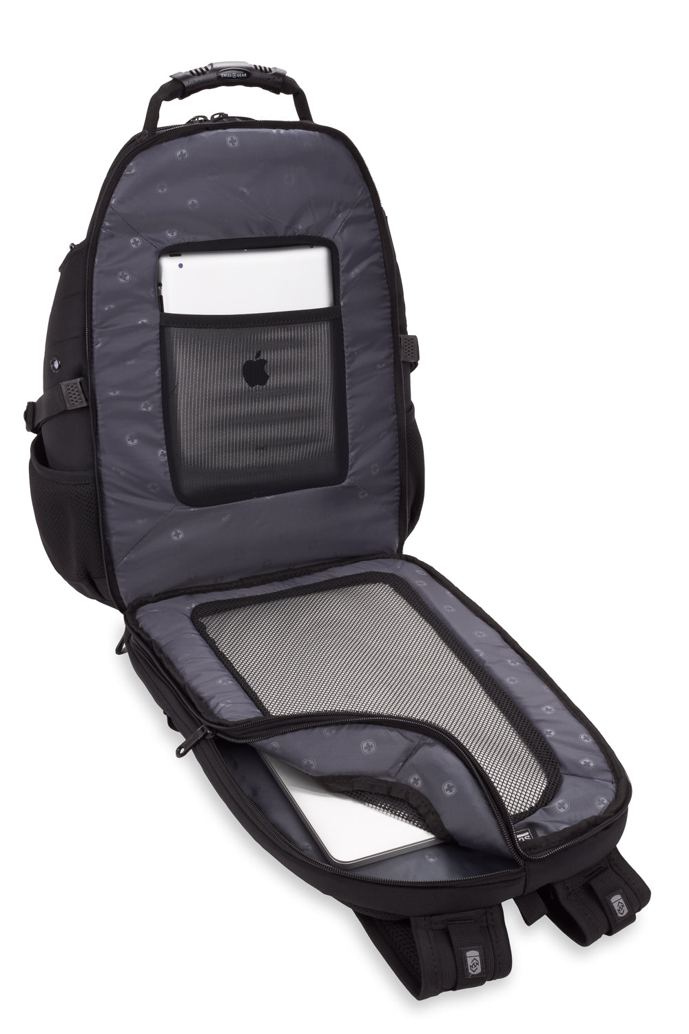 SWISSGEAR - 1900 ScanSmart Laptop Backpack - Black Black - 07