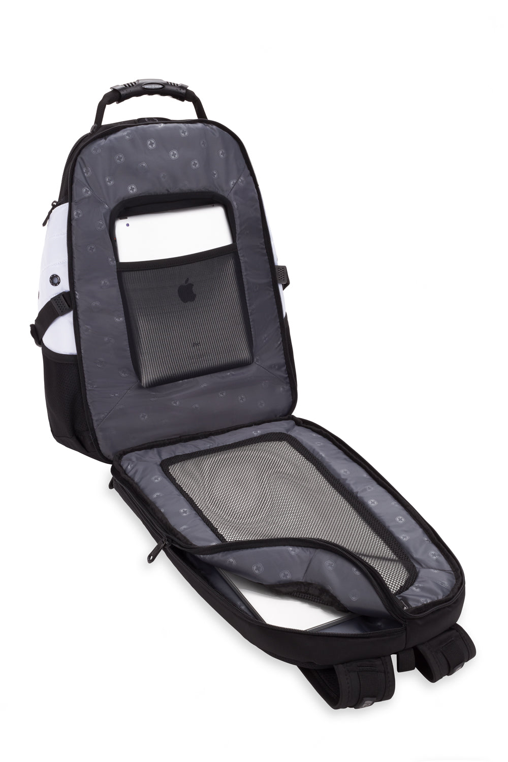 SWISSGEAR - 1900 ScanSmart Laptop Backpack - Black/White - 07