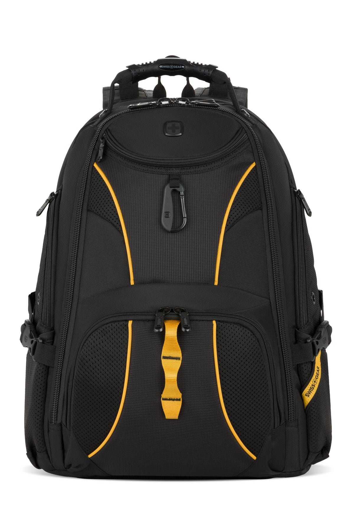 SWISSGEAR - 1900 ScanSmart Laptop Backpack - Black/Gold - 04