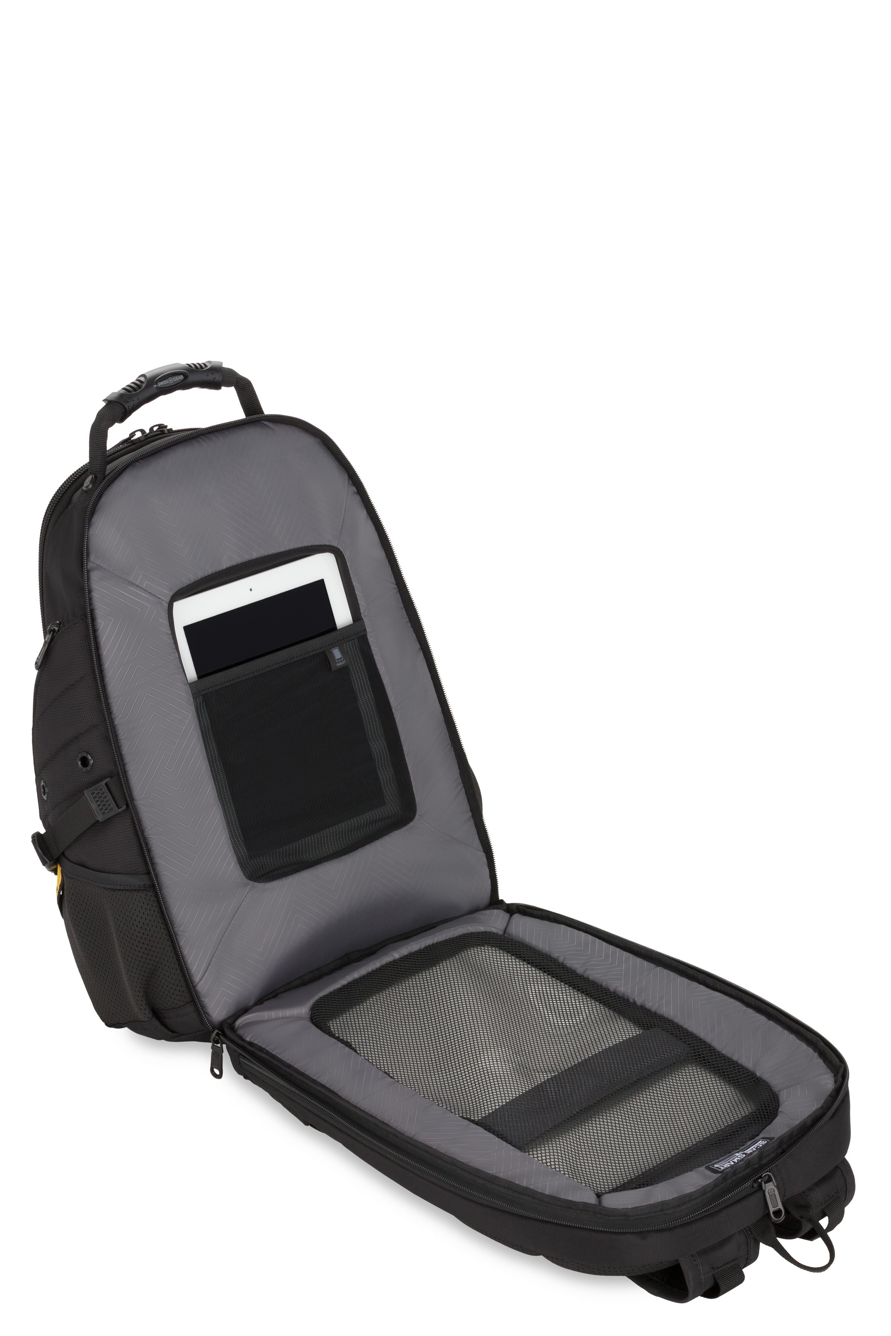 SWISSGEAR - 1900 ScanSmart Laptop Backpack - Black/Gold - 07