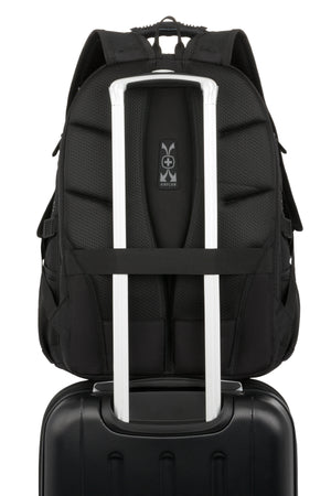 Sac à dos pour ordinateur portable SWISSGEAR 1900 ScanSmart, noir/doré