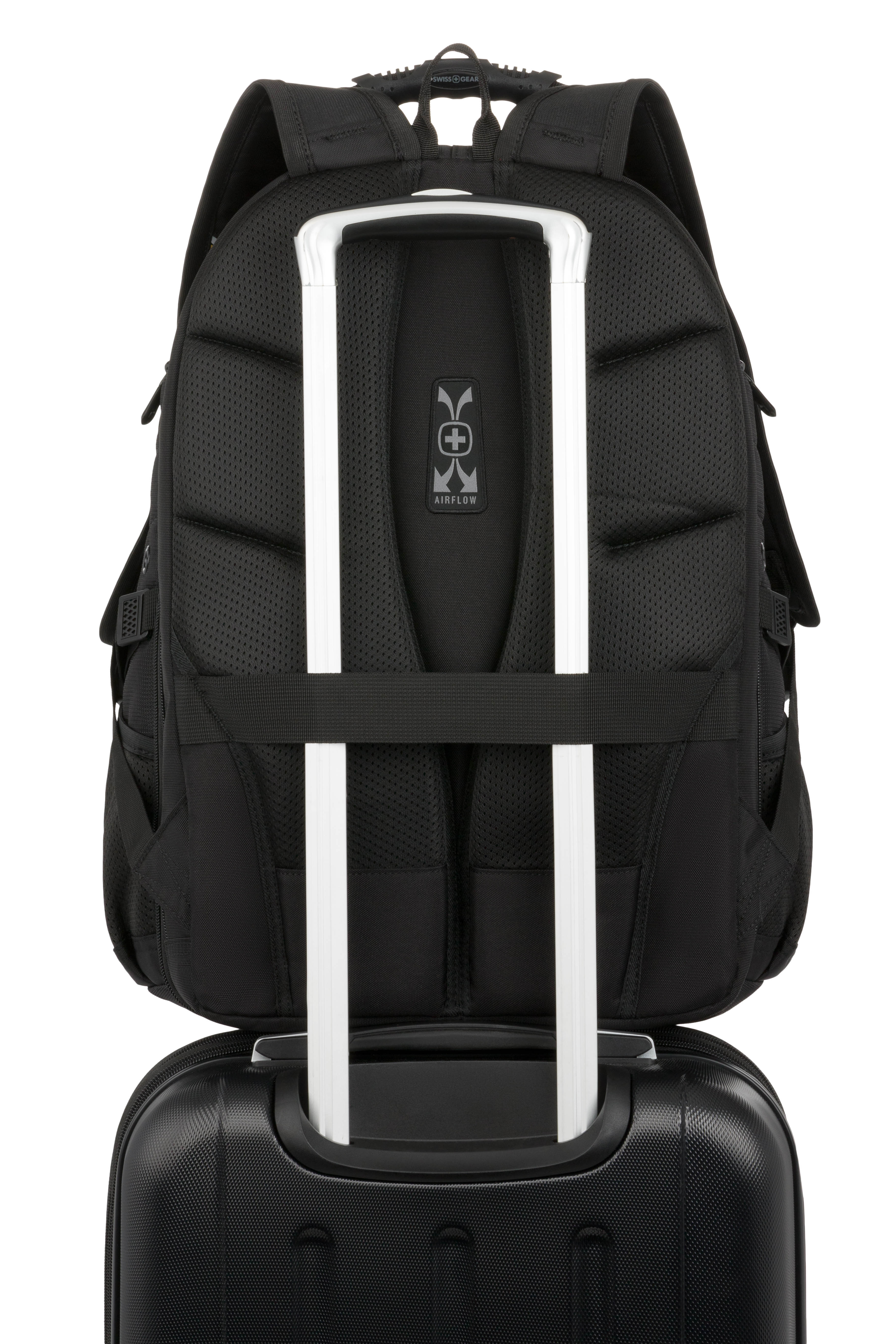 SWISSGEAR - 1900 ScanSmart Laptop Backpack - Black/Gold - 08