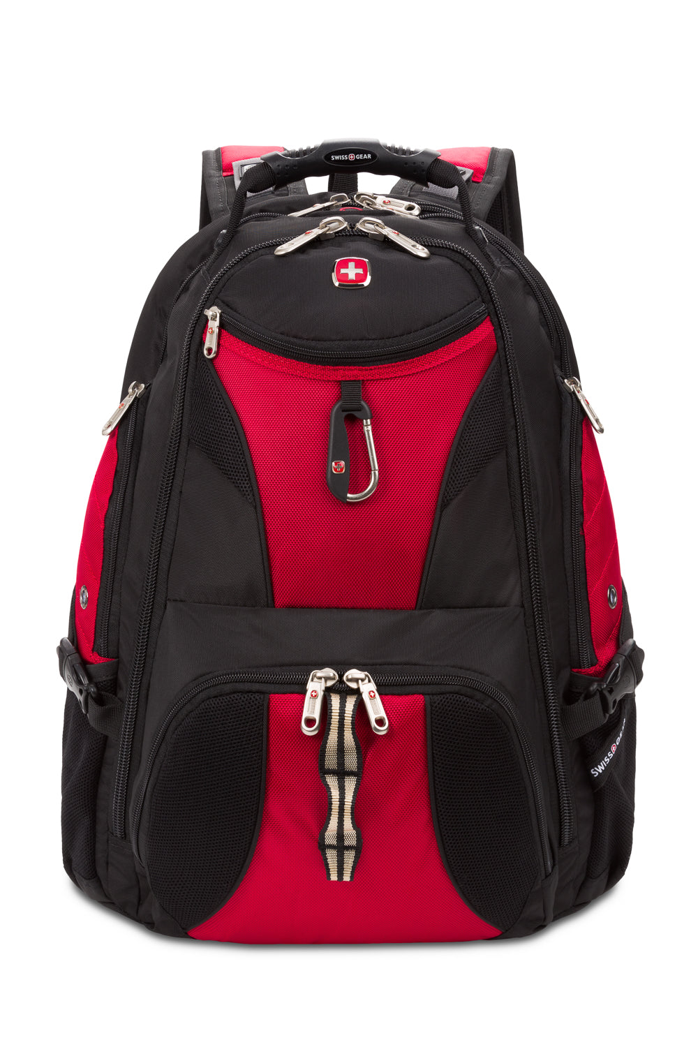SWISSGEAR - 1900 ScanSmart Laptop Backpack - Black/Red - 03