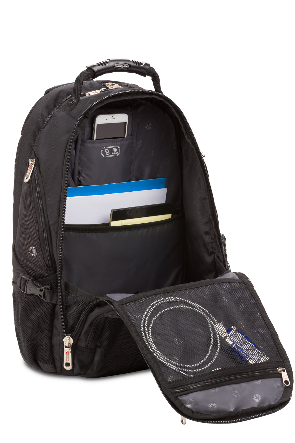 SWISSGEAR - 1900 ScanSmart Laptop Backpack - Black - 05