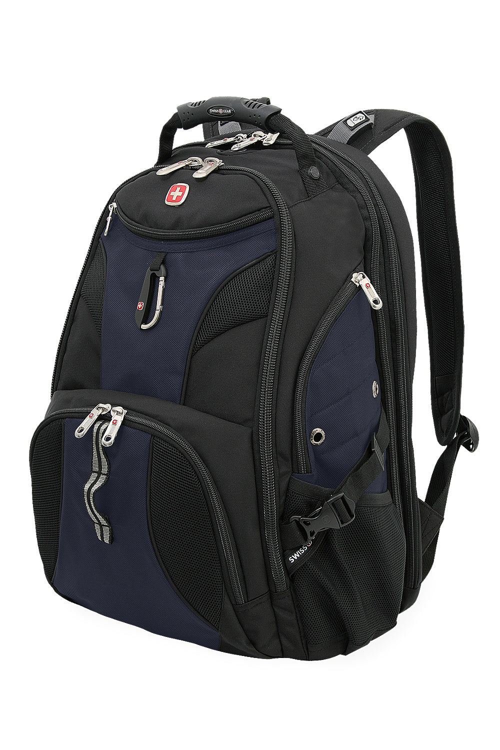 SWISSGEAR - 1900 ScanSmart Laptop Backpack - Black/Blue - 01