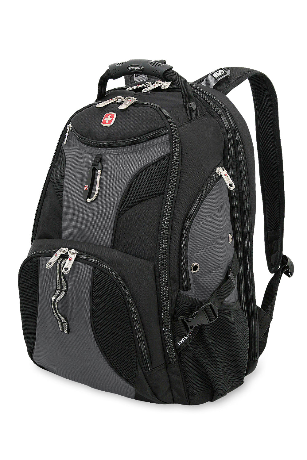 SWISSGEAR - 1900 ScanSmart Laptop Backpack - Dark Grey/Black - 01