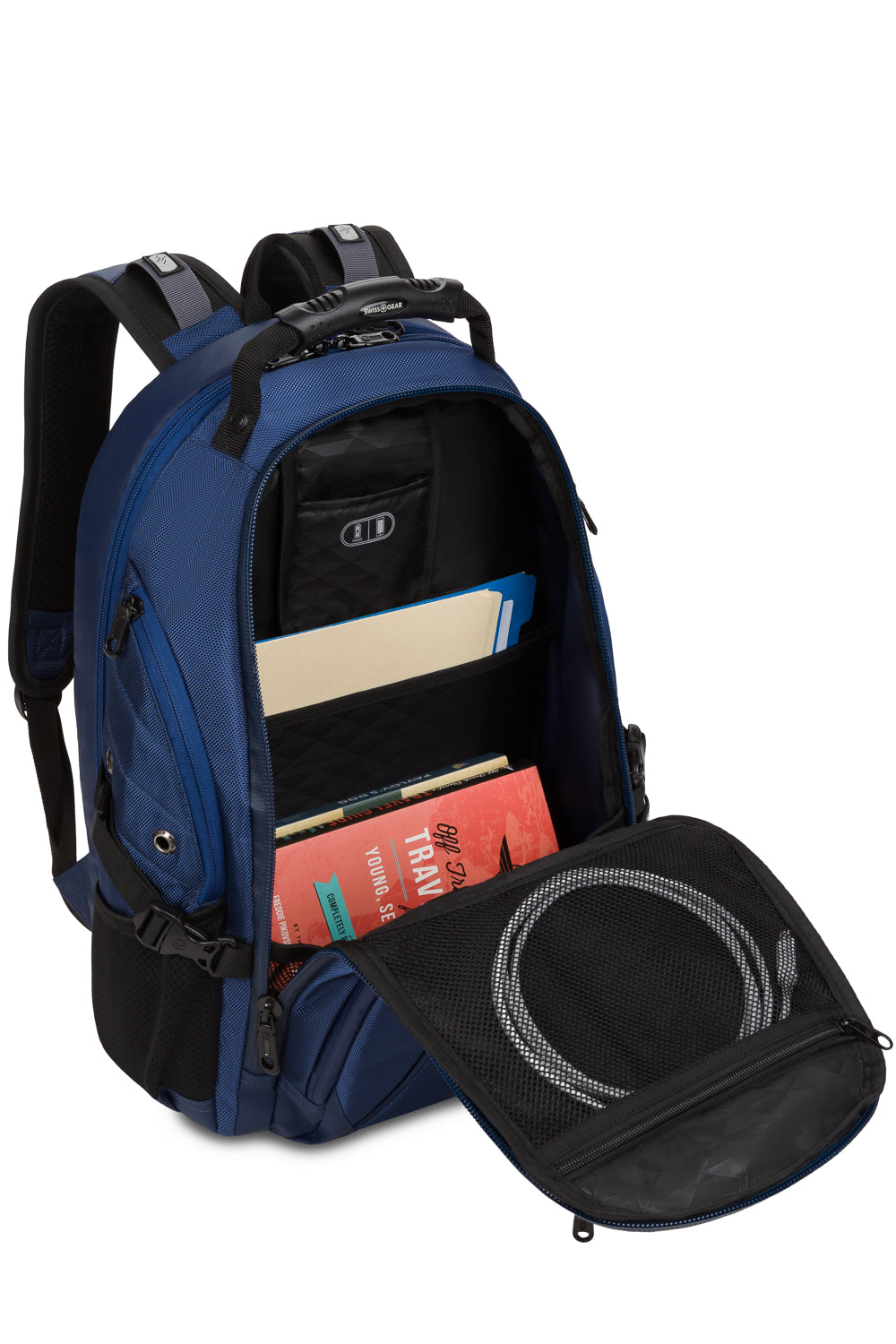 SWISSGEAR - 1900 ScanSmart Laptop Backpack - Navy - 07