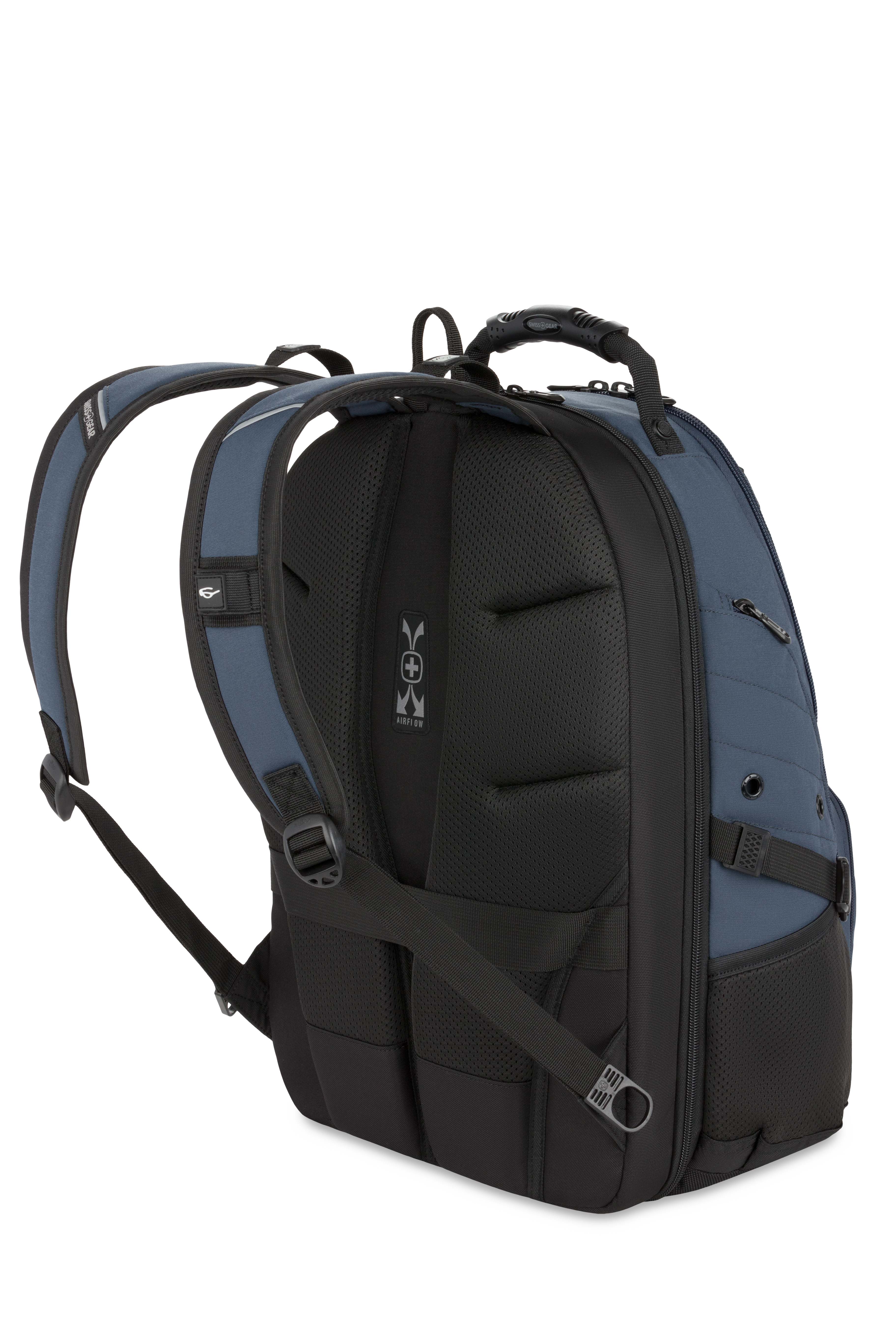 SWISSGEAR - 1900 ScanSmart Laptop Backpack - Blue/Black - 03