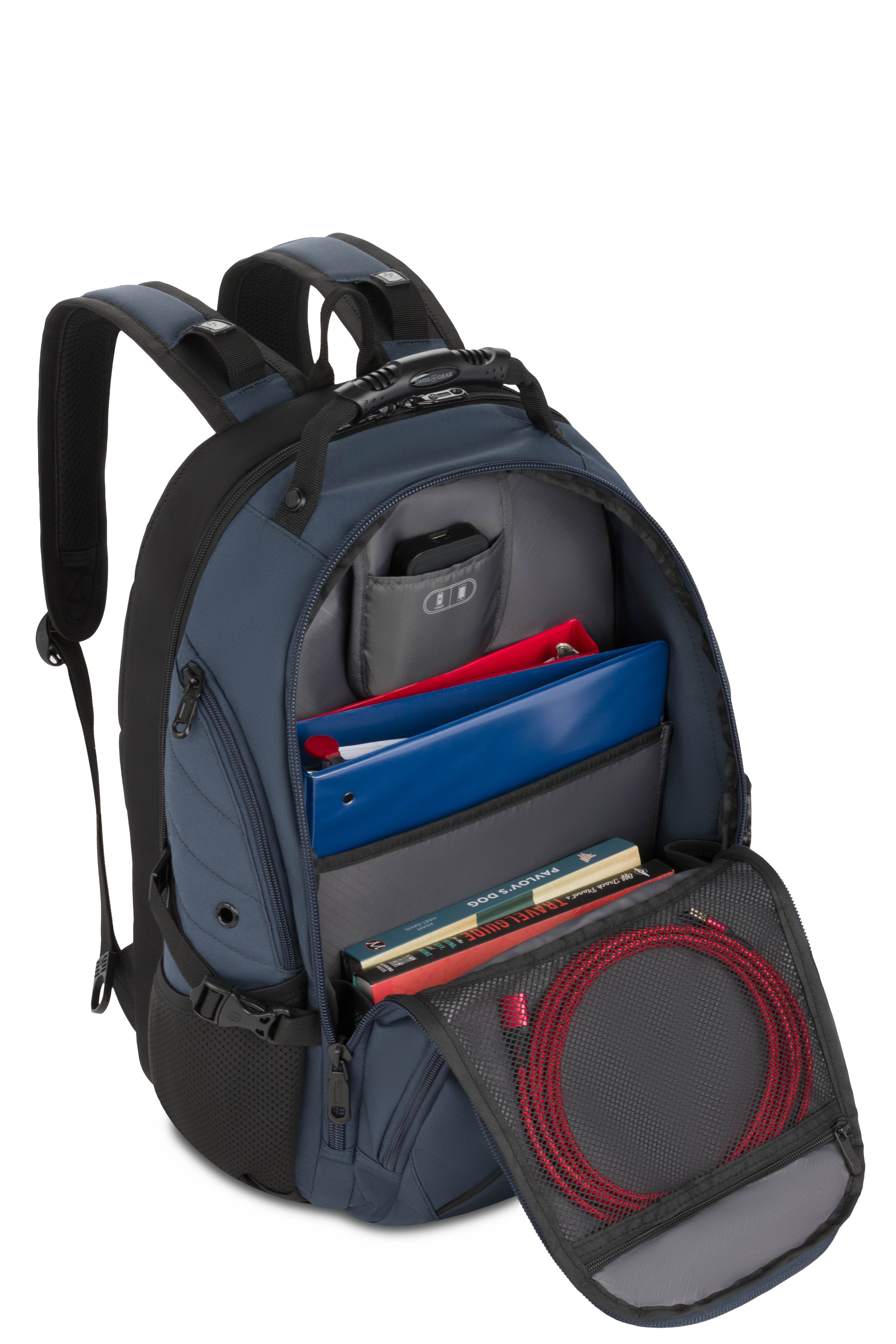 SWISSGEAR - 1900 ScanSmart Laptop Backpack - Blue/Black - 06