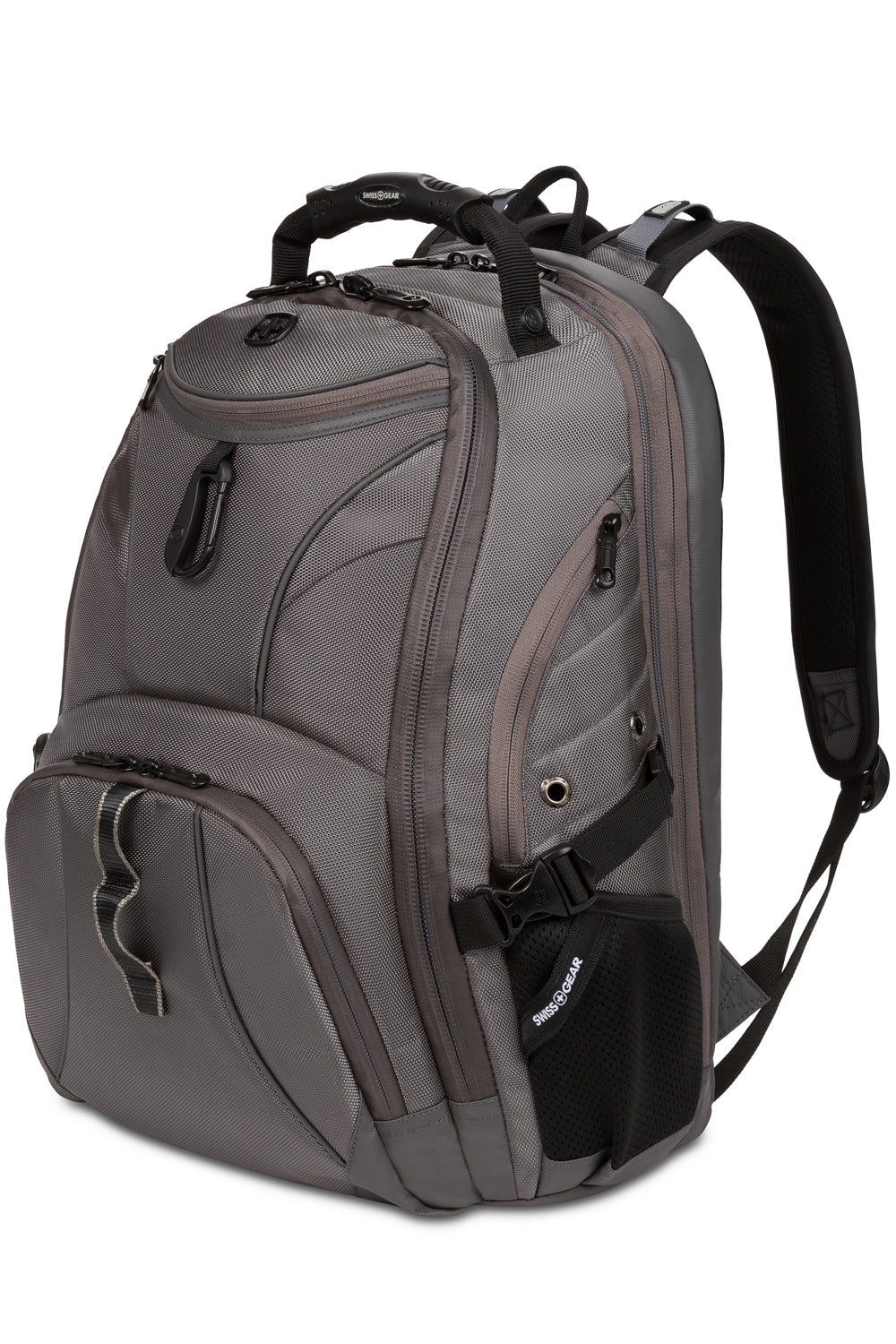SWISSGEAR - 1900 ScanSmart Laptop Backpack - Grey Ballistic - 01