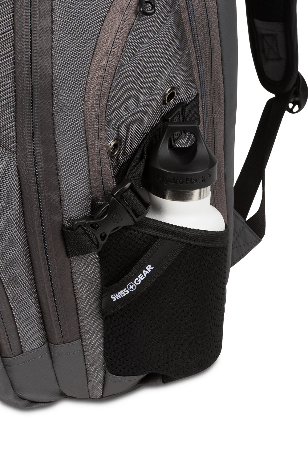 SWISSGEAR - 1900 ScanSmart Laptop Backpack - Grey Ballistic - 09