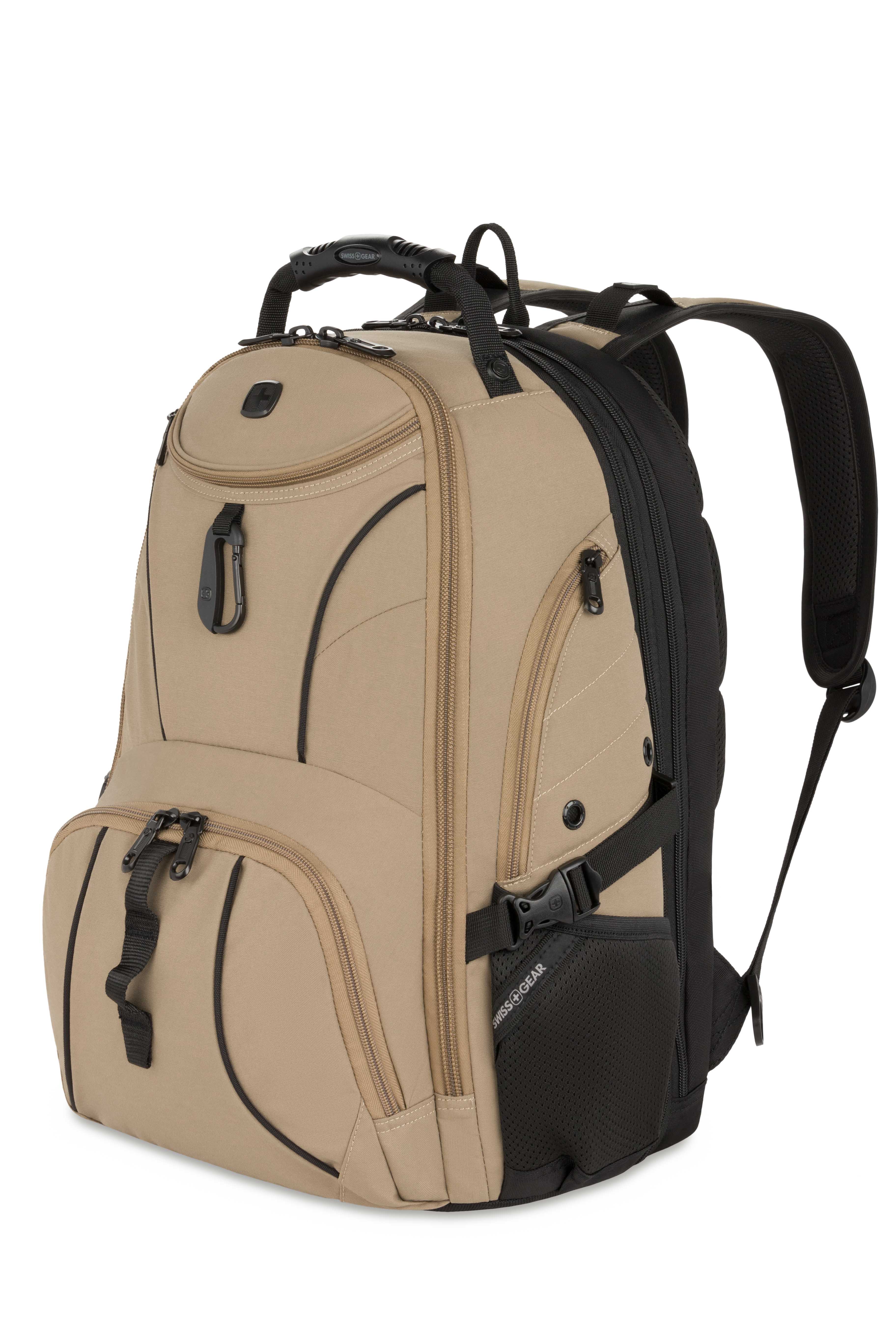 SWISSGEAR - 1900 ScanSmart Laptop Backpack - Brown - 01