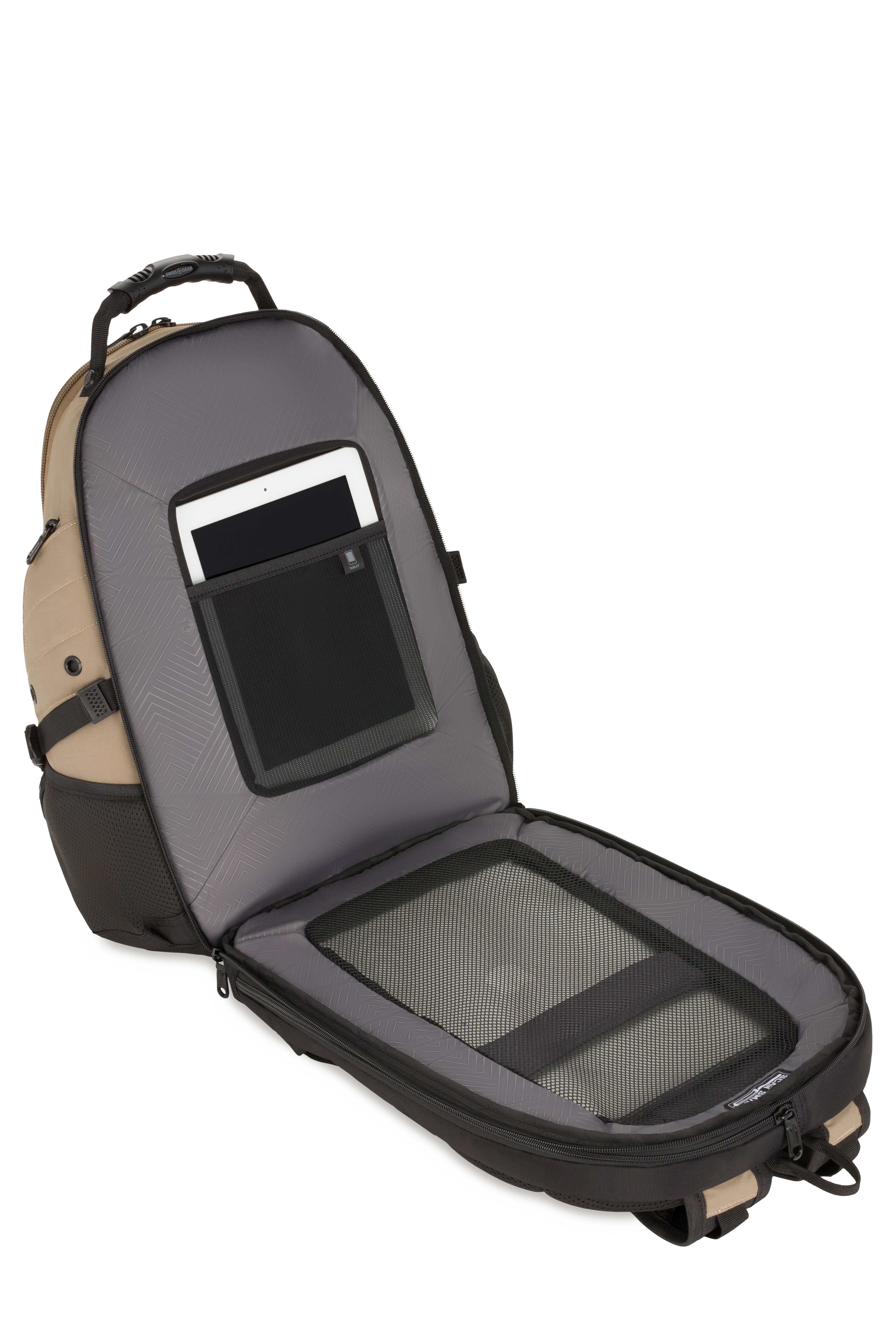 SWISSGEAR - 1900 ScanSmart Laptop Backpack - Brown - 07