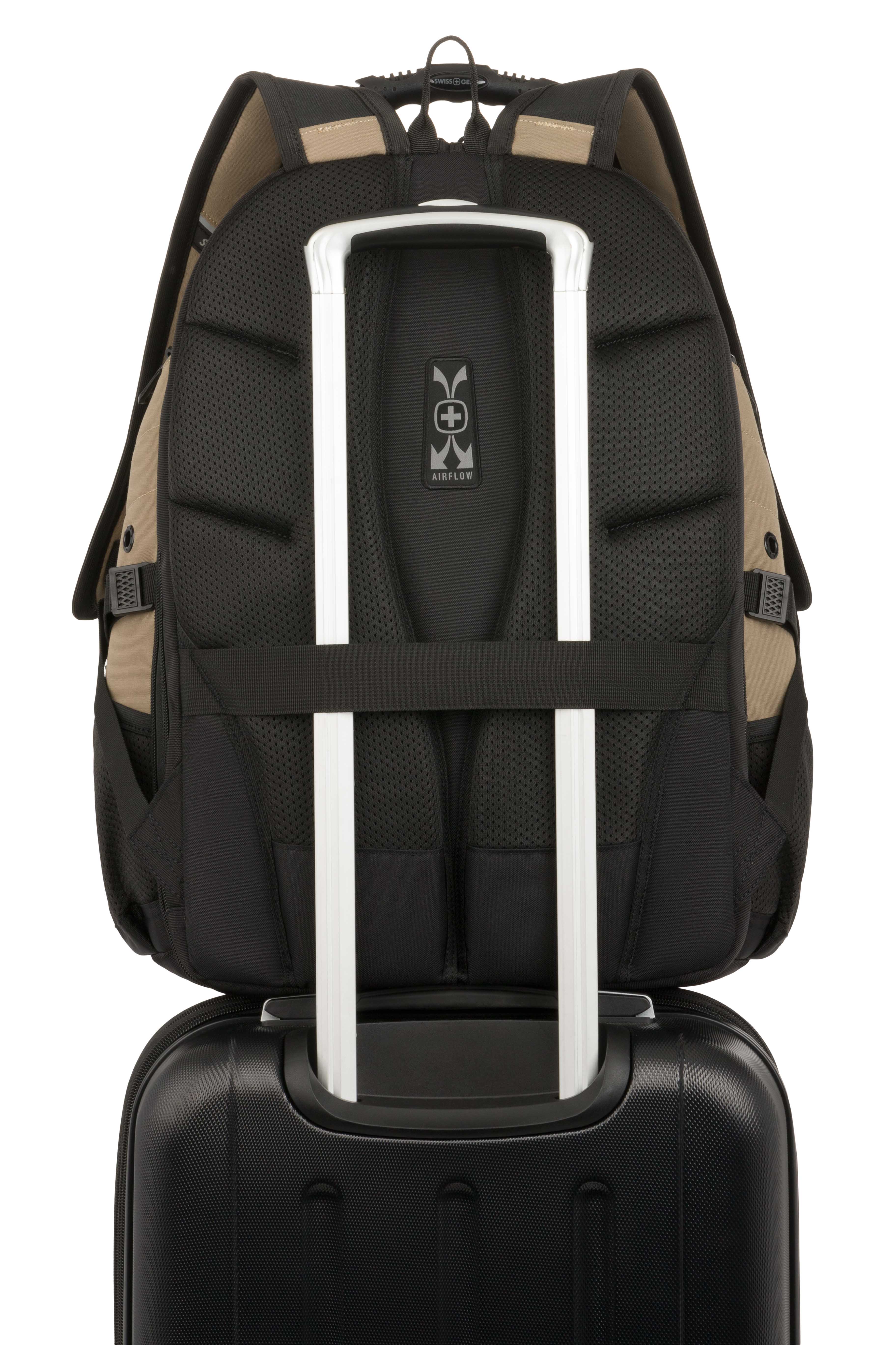SWISSGEAR - 1900 ScanSmart Laptop Backpack - Brown - 08